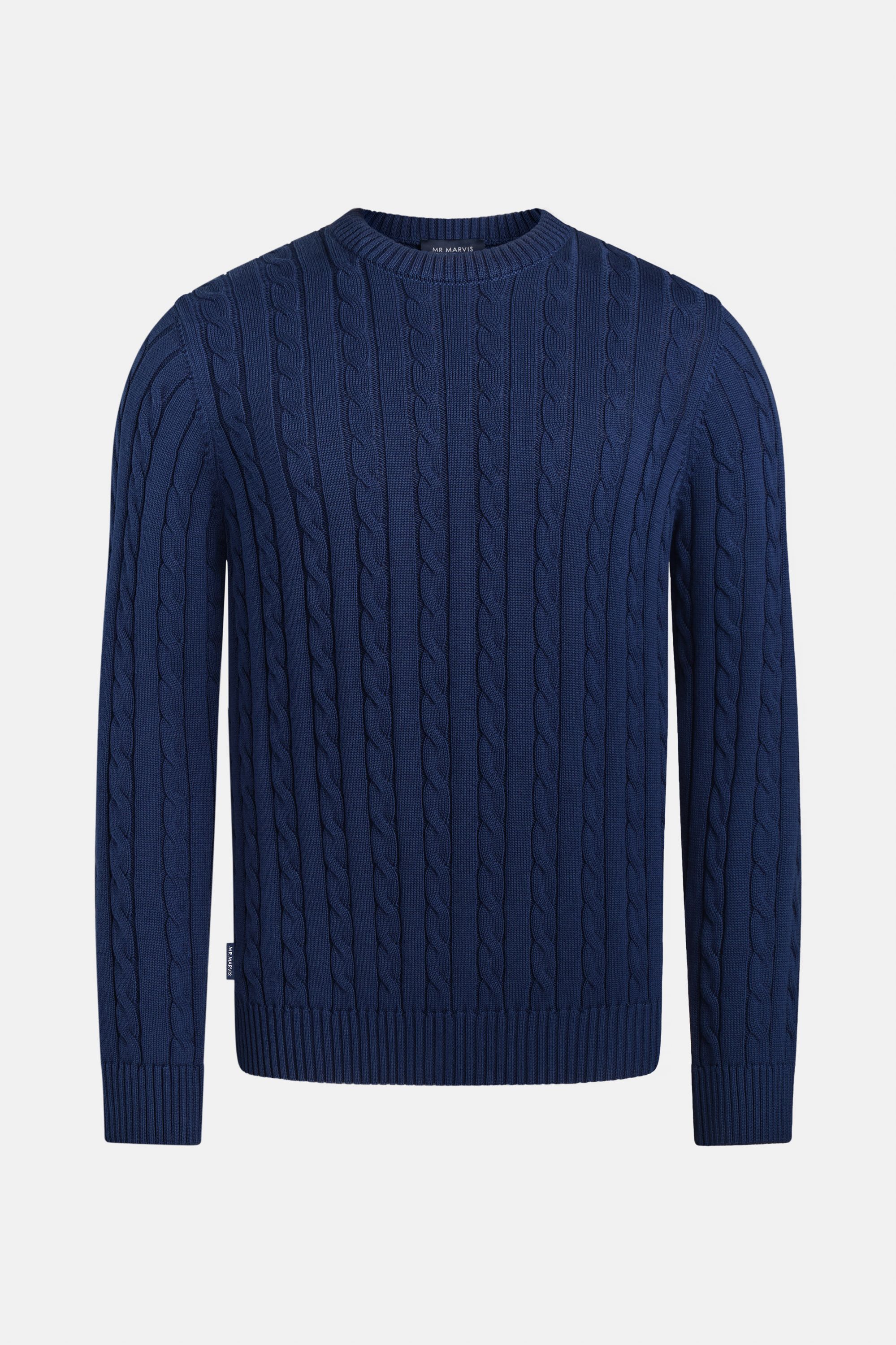 Organic cotton cable-knit pullover for men - The Midweight Cable