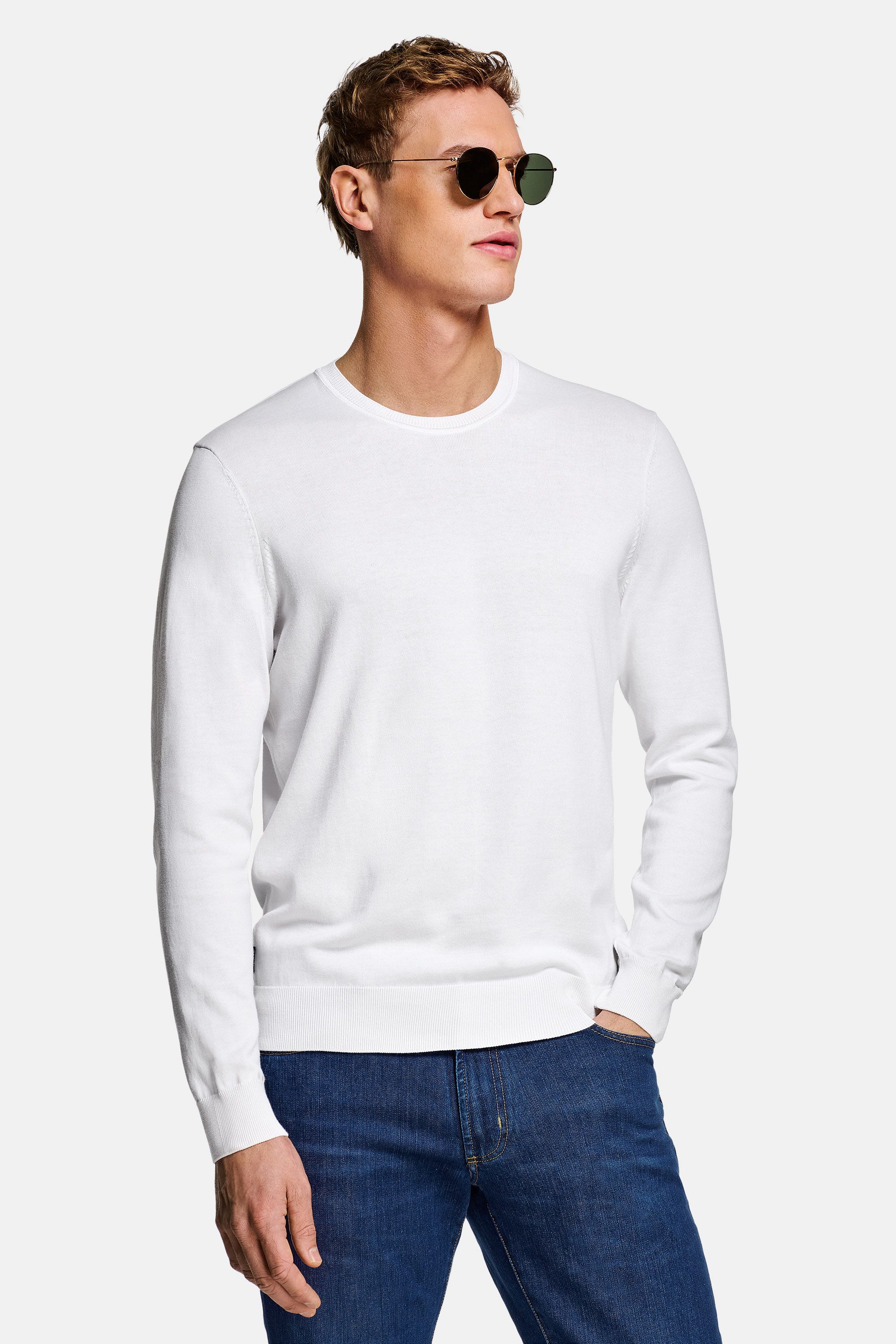 Lightweight cotton sweater for men - The Cotton Crew | MR