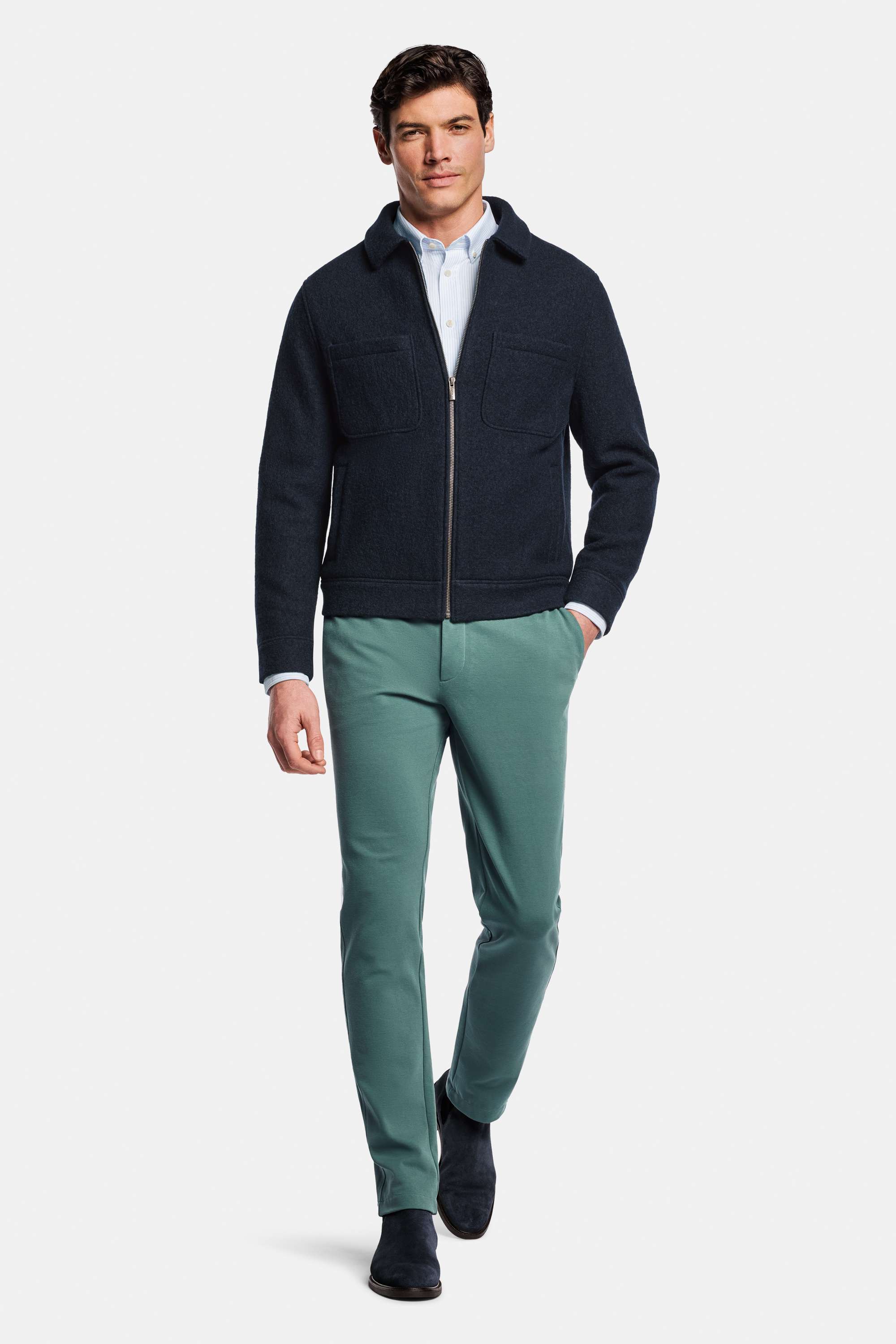 Pontoons * The Oxford Shirt, Cosmics * The Wool Zip Shacket, Felsons * The Easies