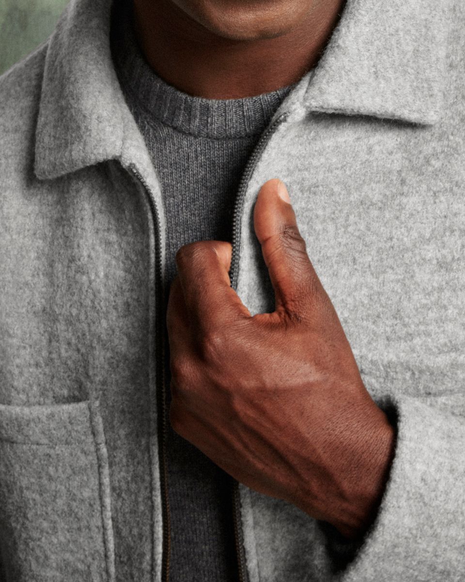 The Wool Zip Shacket