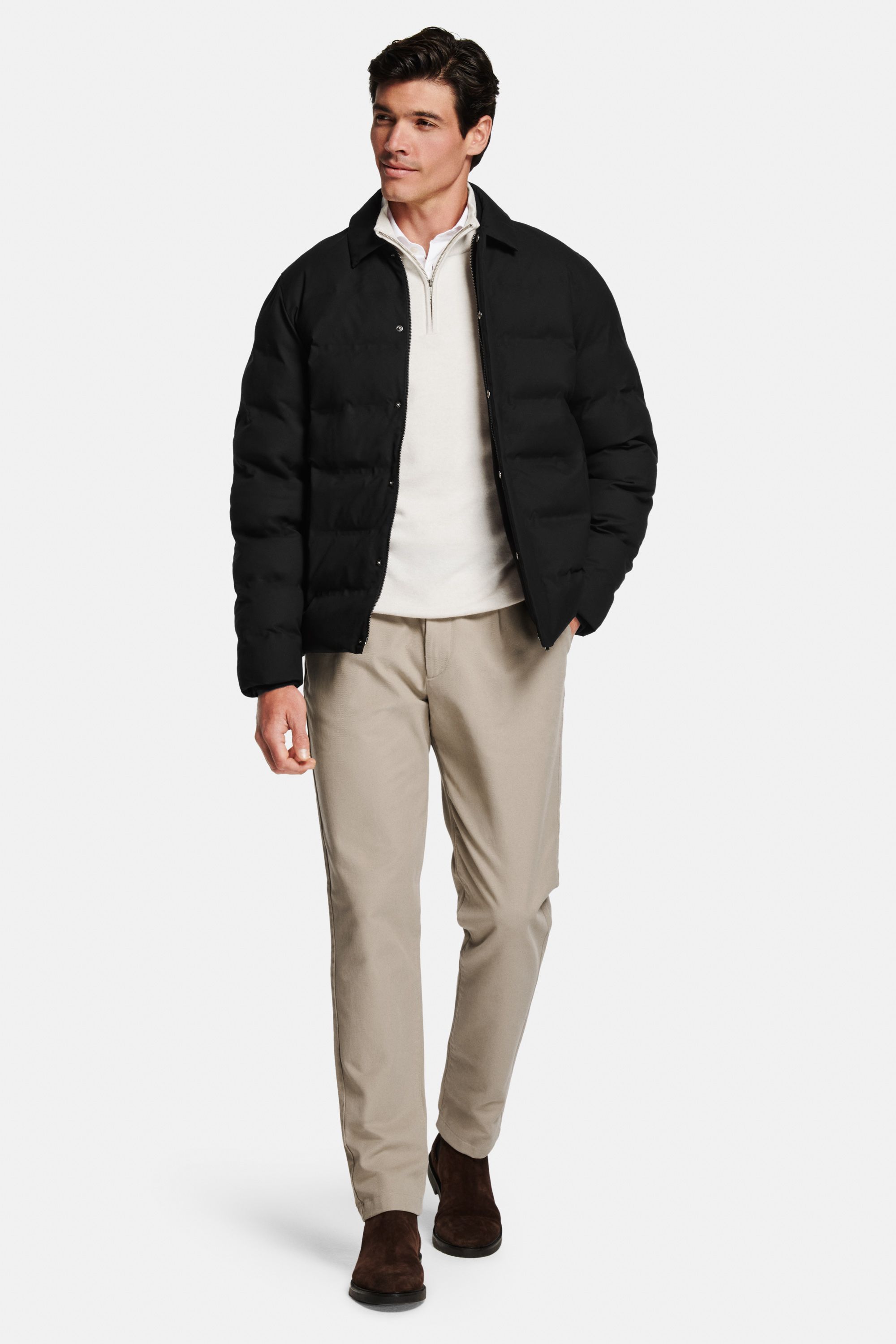 Wimbledons * The Oxford Shirt, Coconuts * The Merino Zip Pullover, Blackjacks * The Downtown Jacket, Baristas * The Heavy Classics