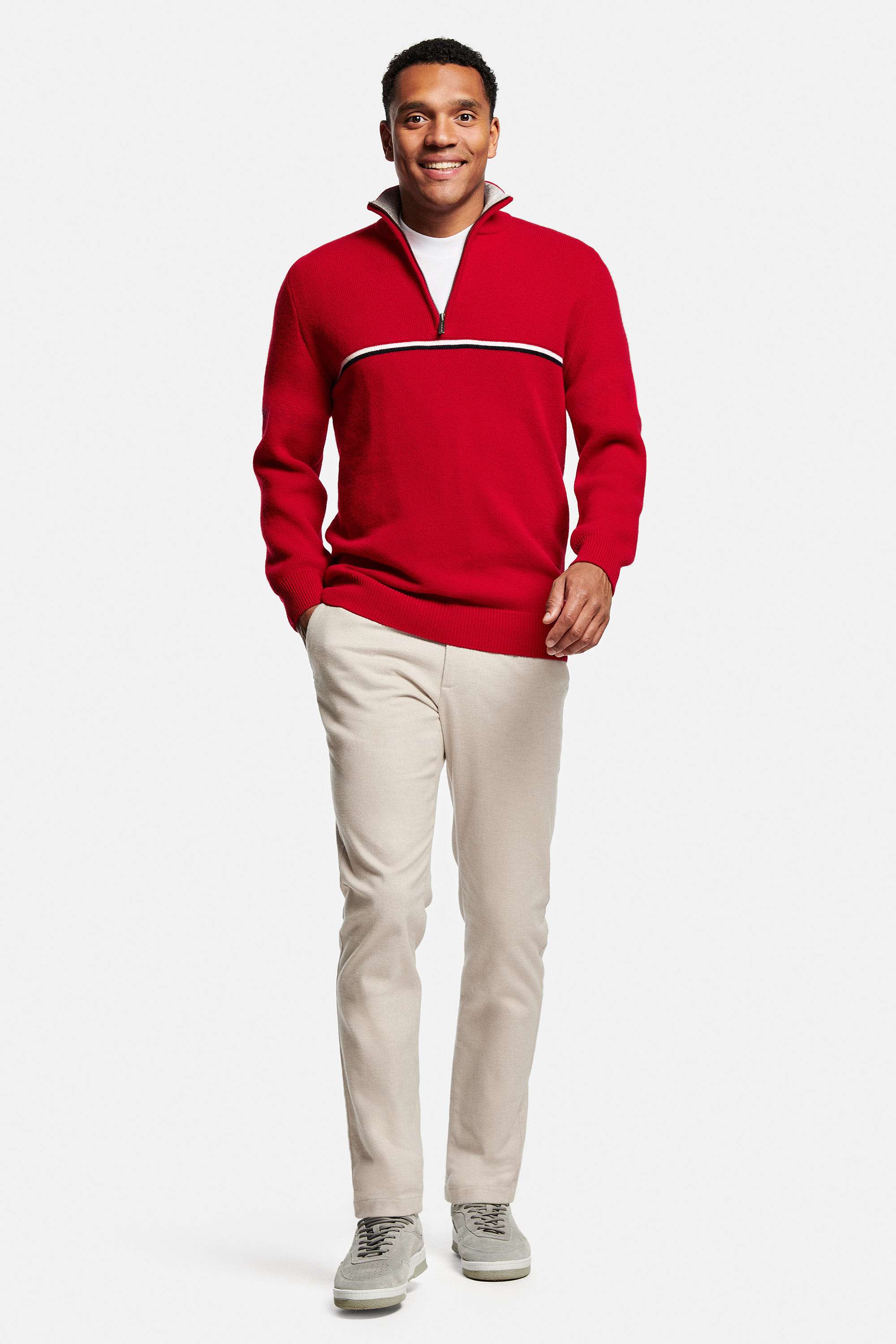 Red Devils * The Retro Zip Pullover, Gazettes * The Flannels, Oysters * The Suede Sneakers