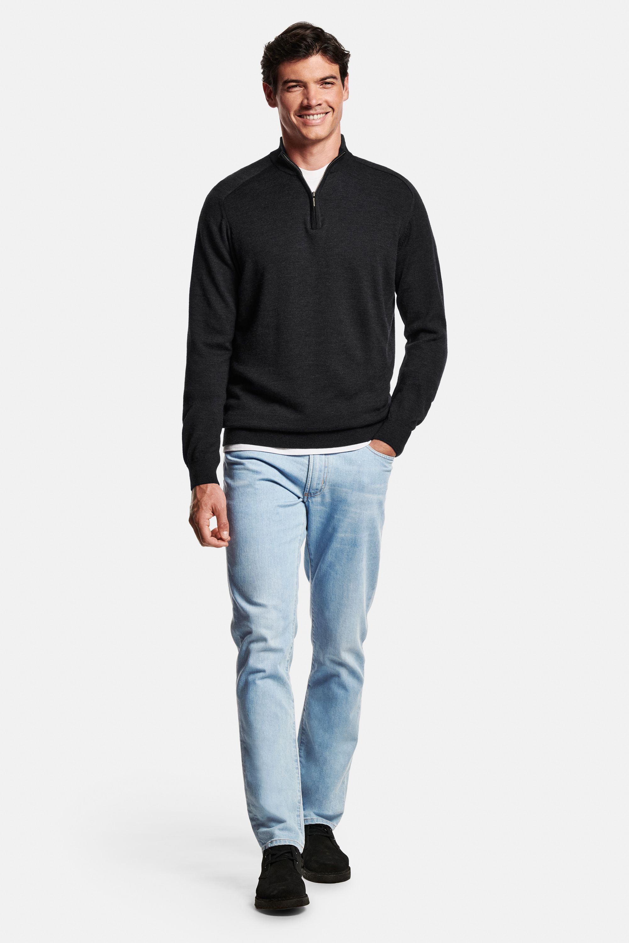 Storms * The Merino Zip Pullover | MR MARVIS