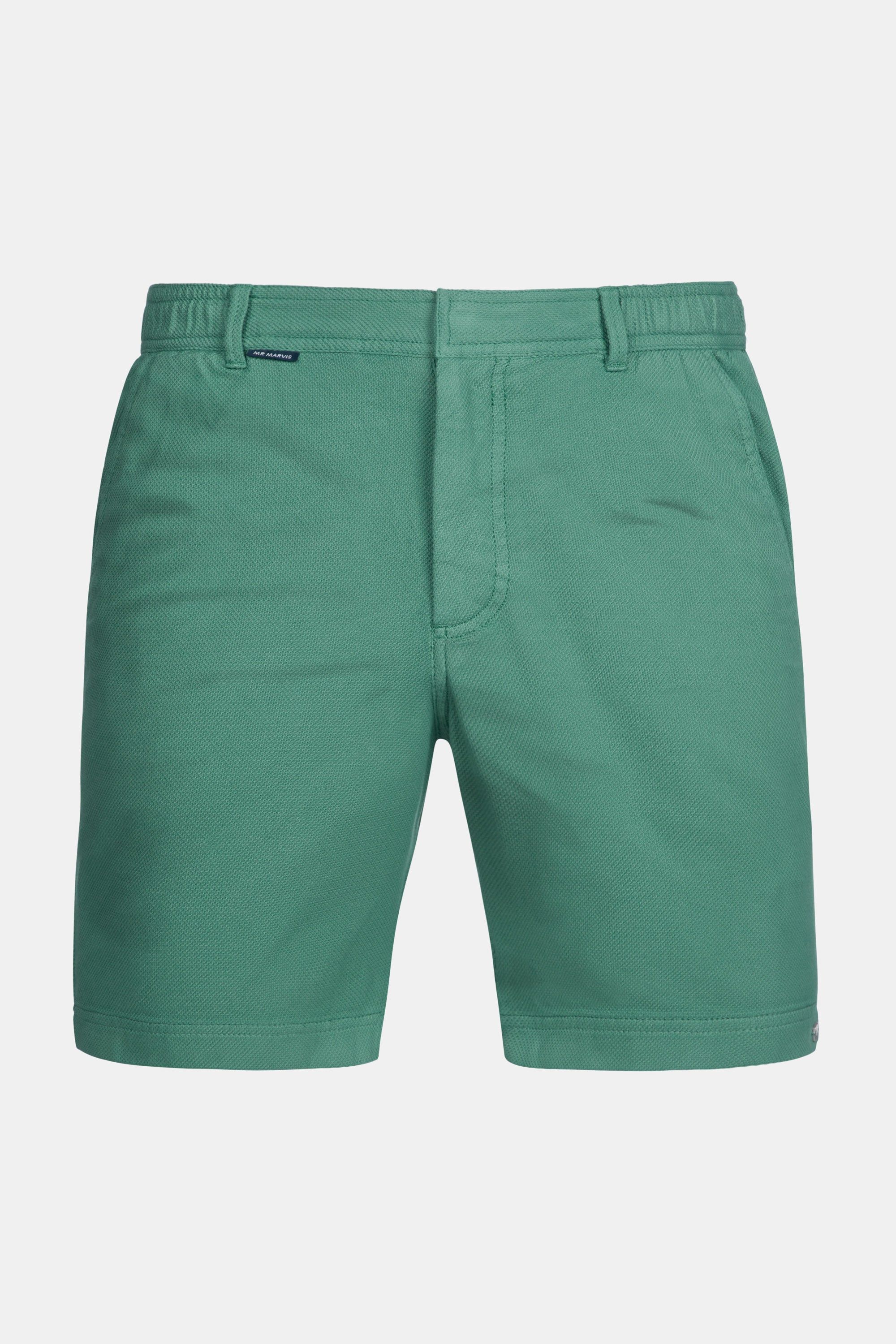 Herren Piqué-Shorts in Grün