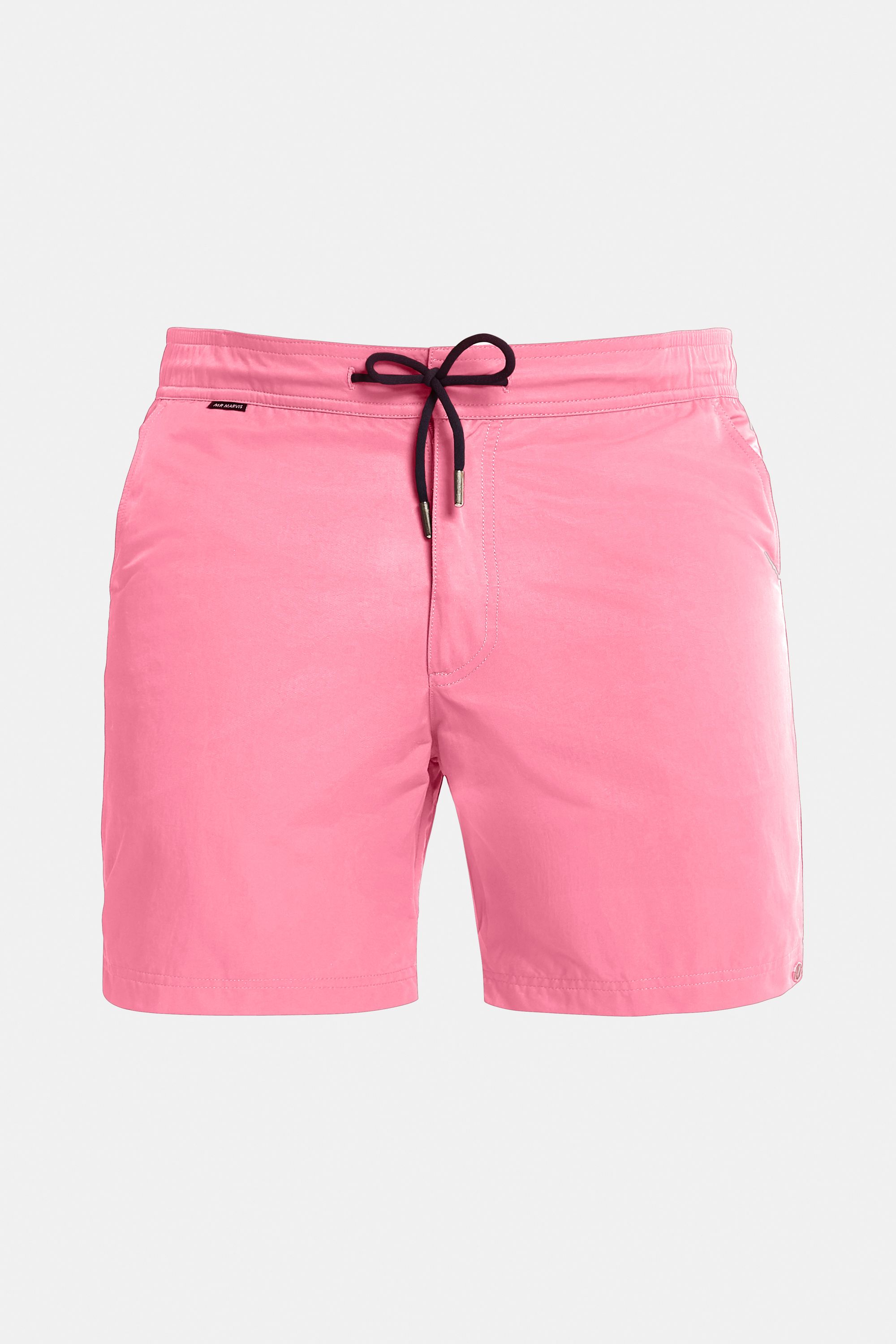 Herre-badeshorts i hurtigtørrende materiale i klar pink