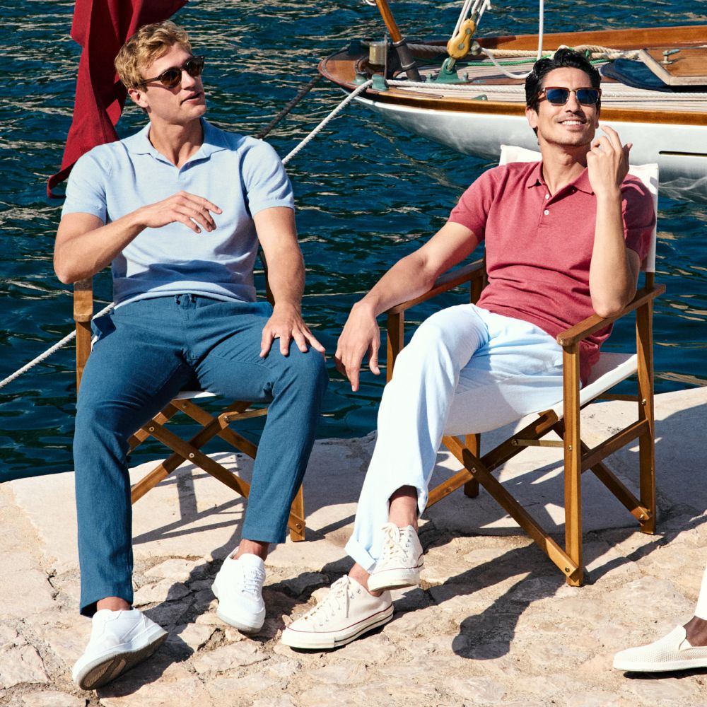 linen trousers