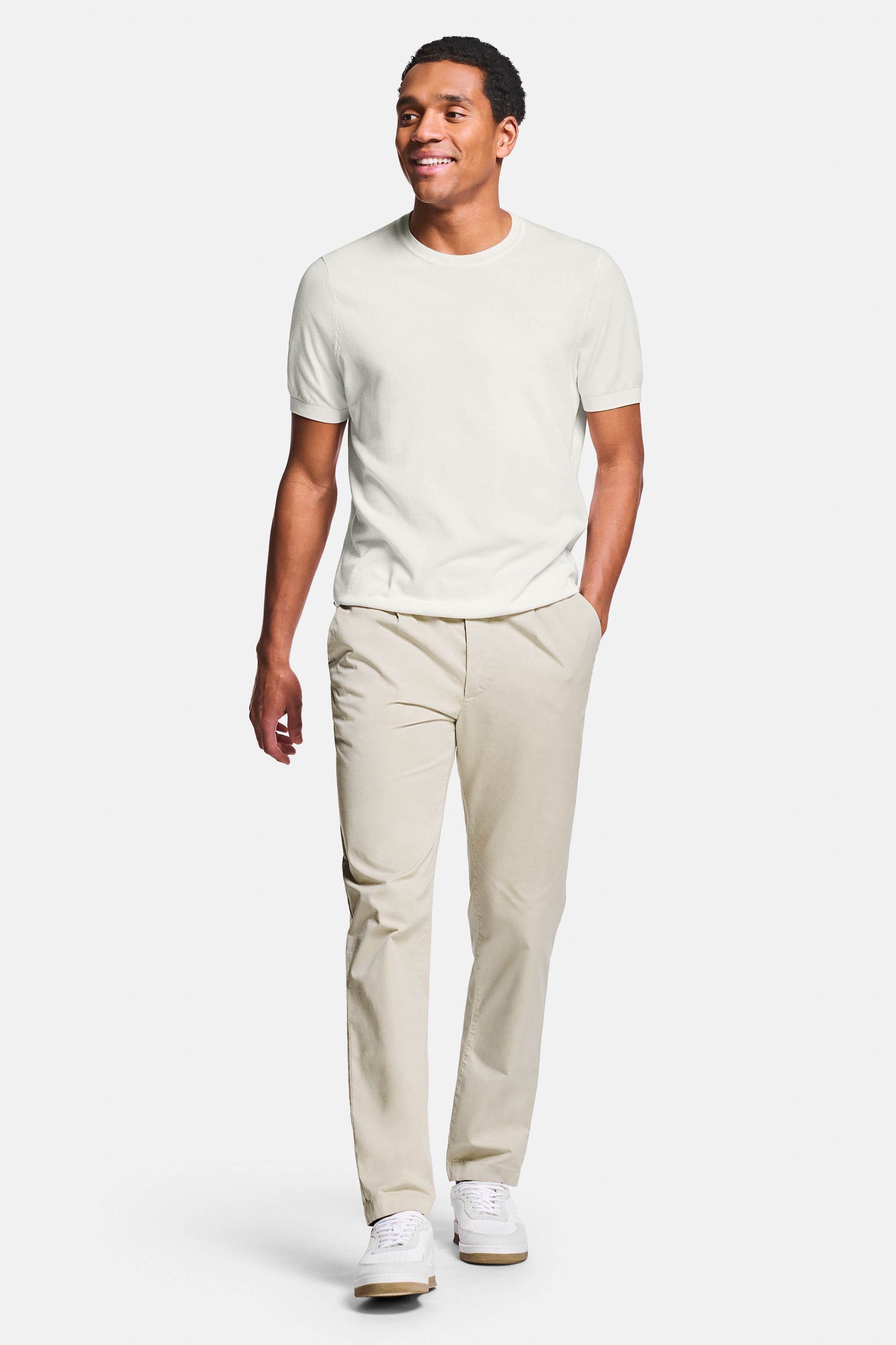 Coconuts * The Knitted Tee, Gazettes * The Classic Chinos, Baristas * The Classic Sneakers