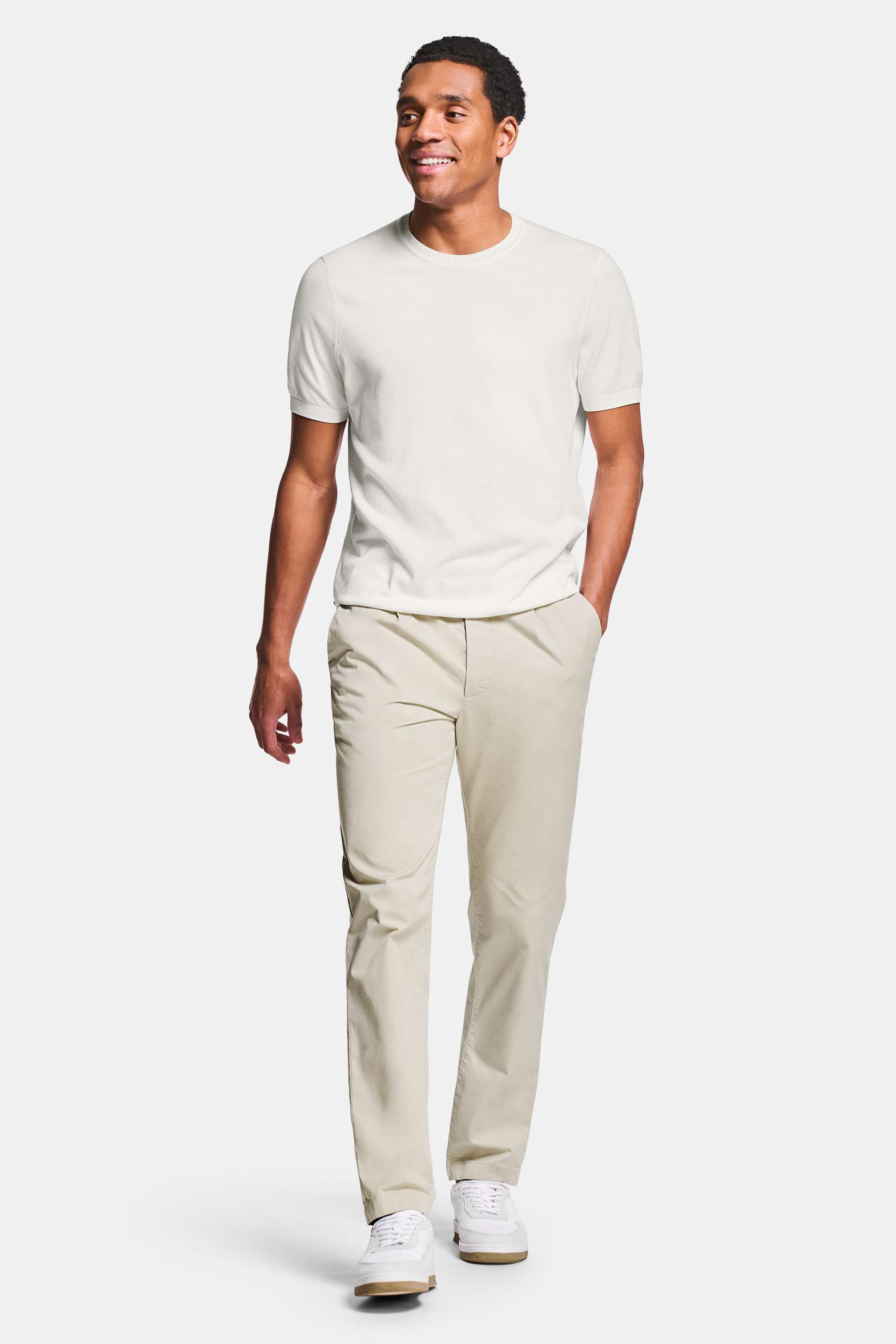 Coconuts * The Knitted Tee, Gazettes * The Classic Chinos, Baristas * The Classic Sneakers