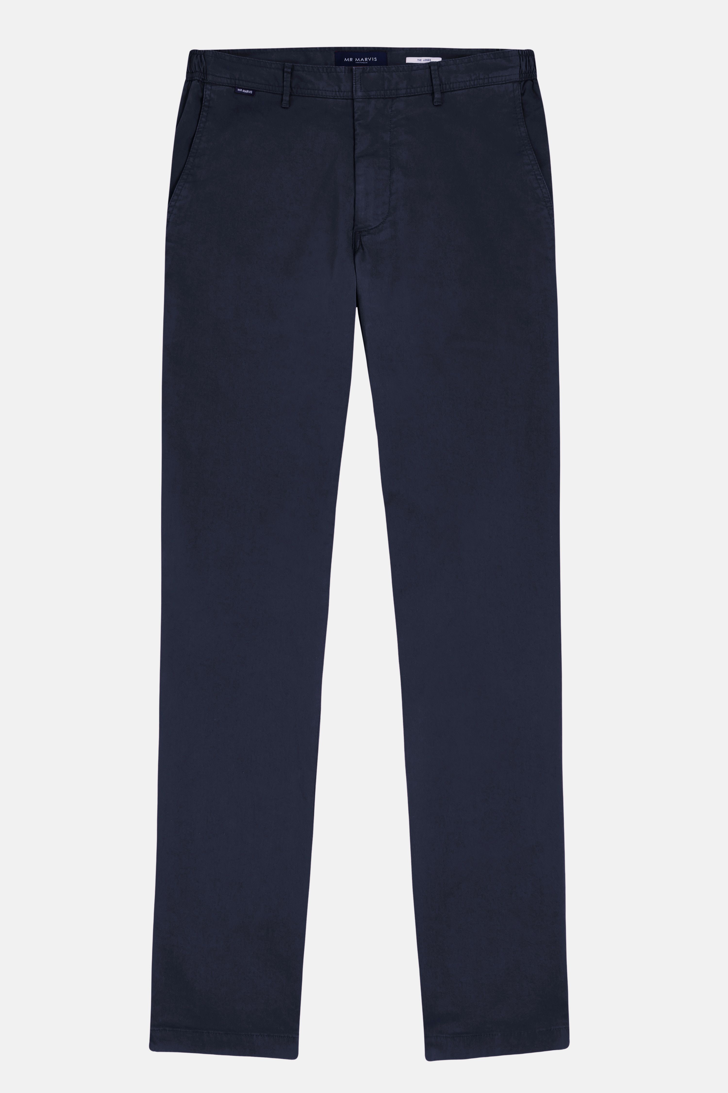 Herren Stretch-Chinos mit optimaler Passform in Schwarzblau