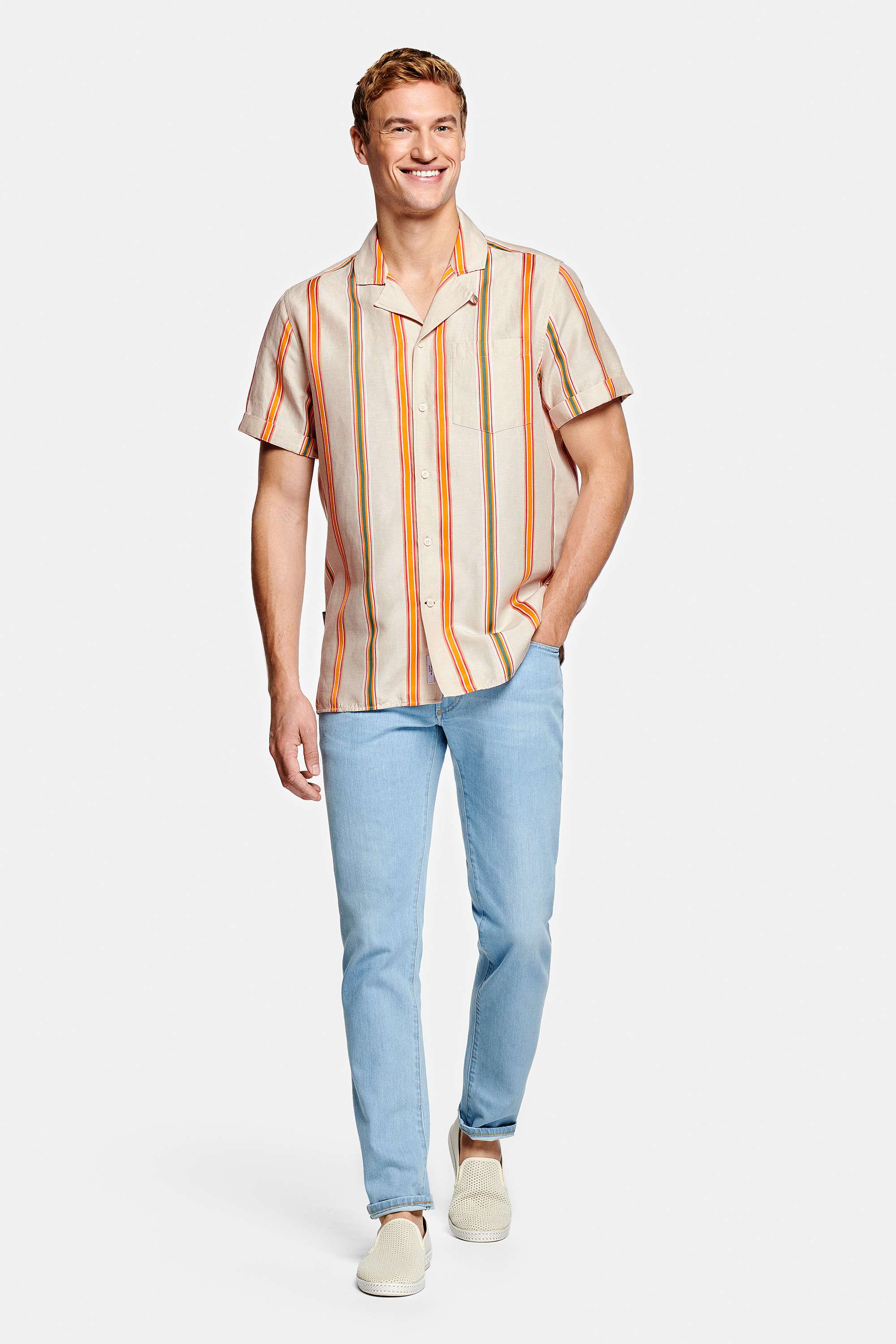 Arancione Stripes * The Summer Shirt, Otis * The Jeans