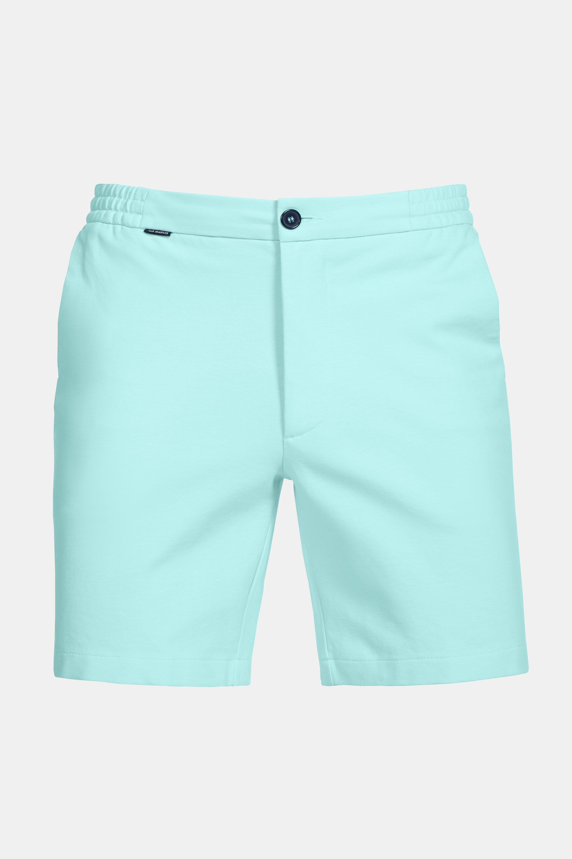 Soft sweatshorts for men in fresh mint green