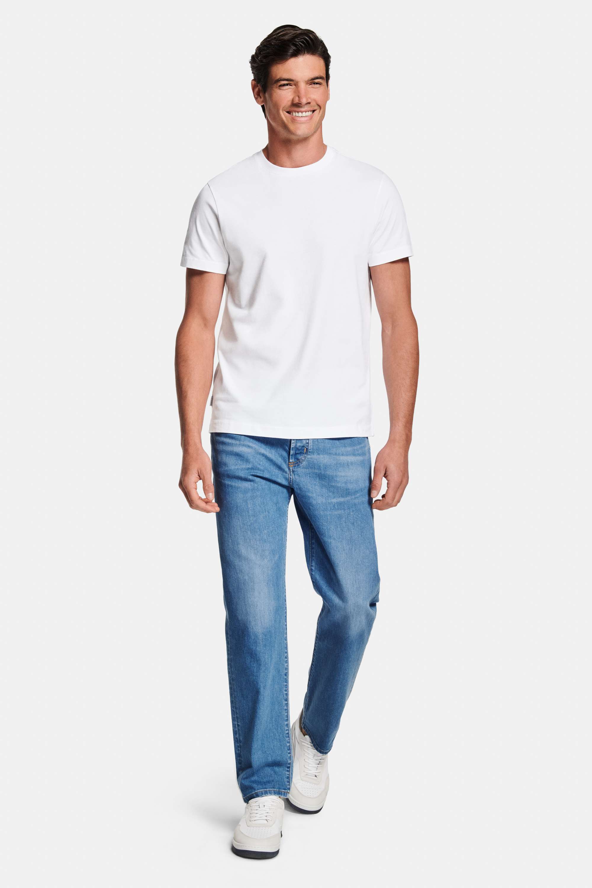 Wimbledons * The Midweight Tee, Carlos * The Straight Fit Jeans, Cosmics * The Classic Sneakers