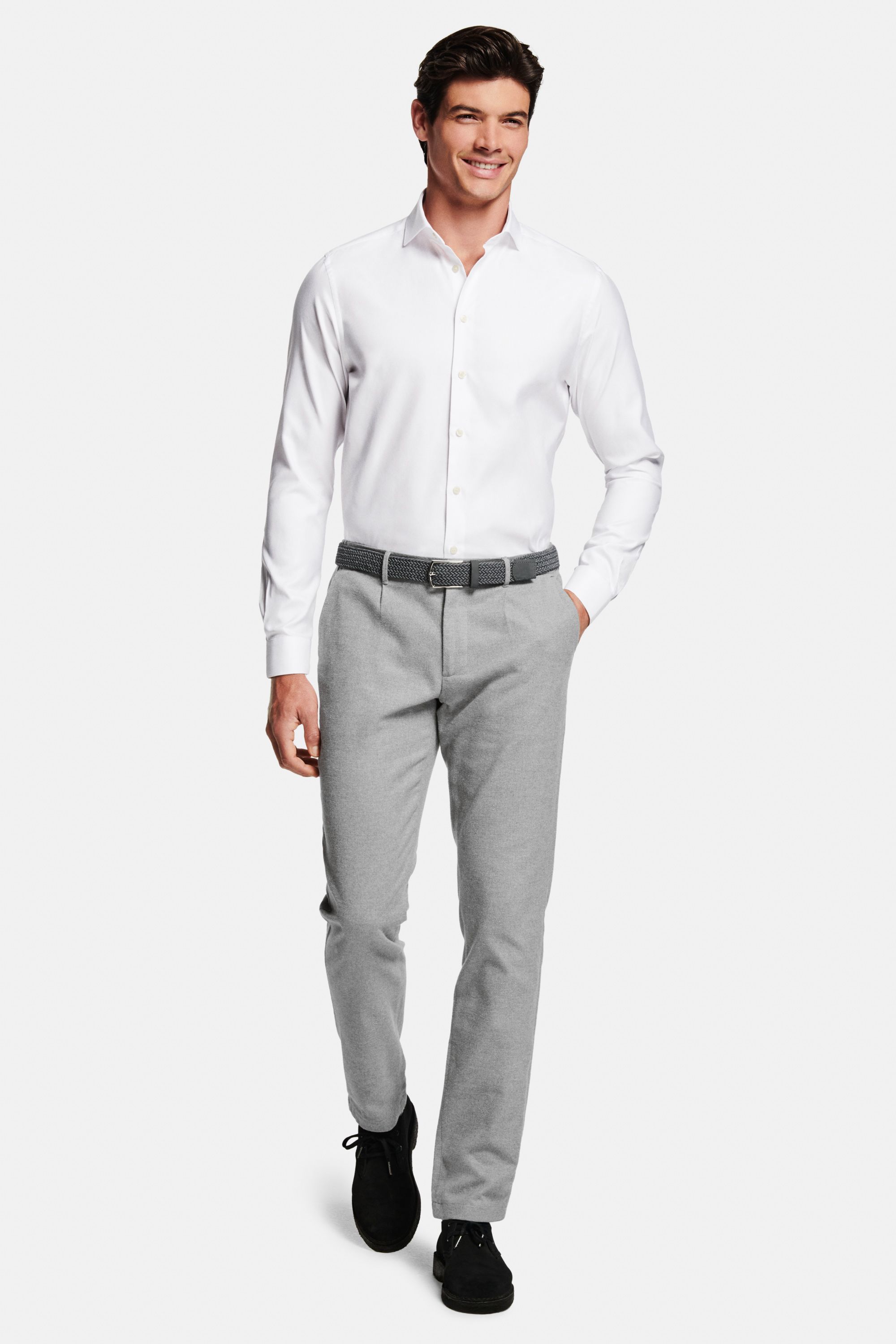 Marylebones * The Smart Shirt, Newmans * The Stretch Belt, Oysters * The Flannels