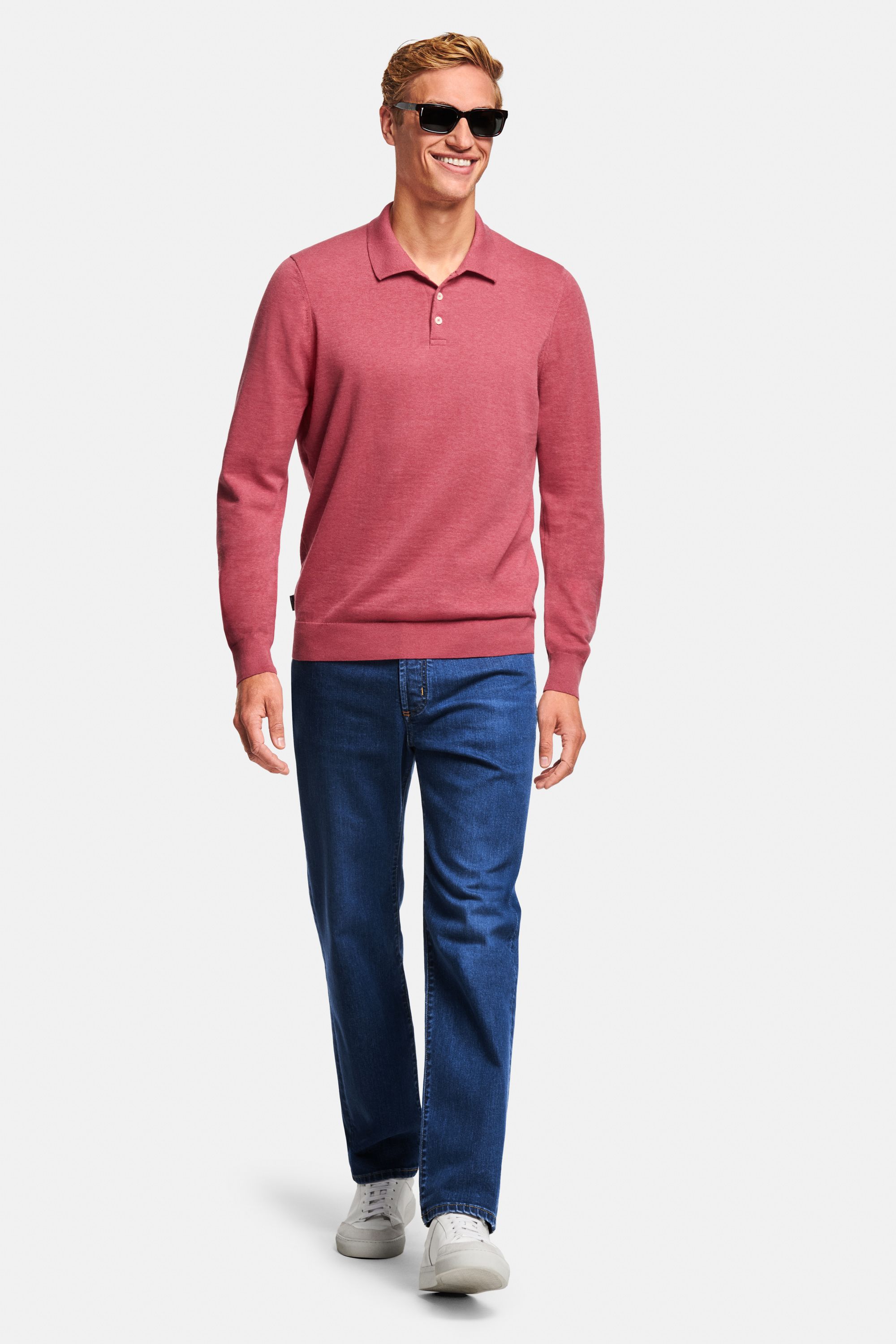 Cherries * The Polo Pullover, Davis * The Straight Fit Jeans