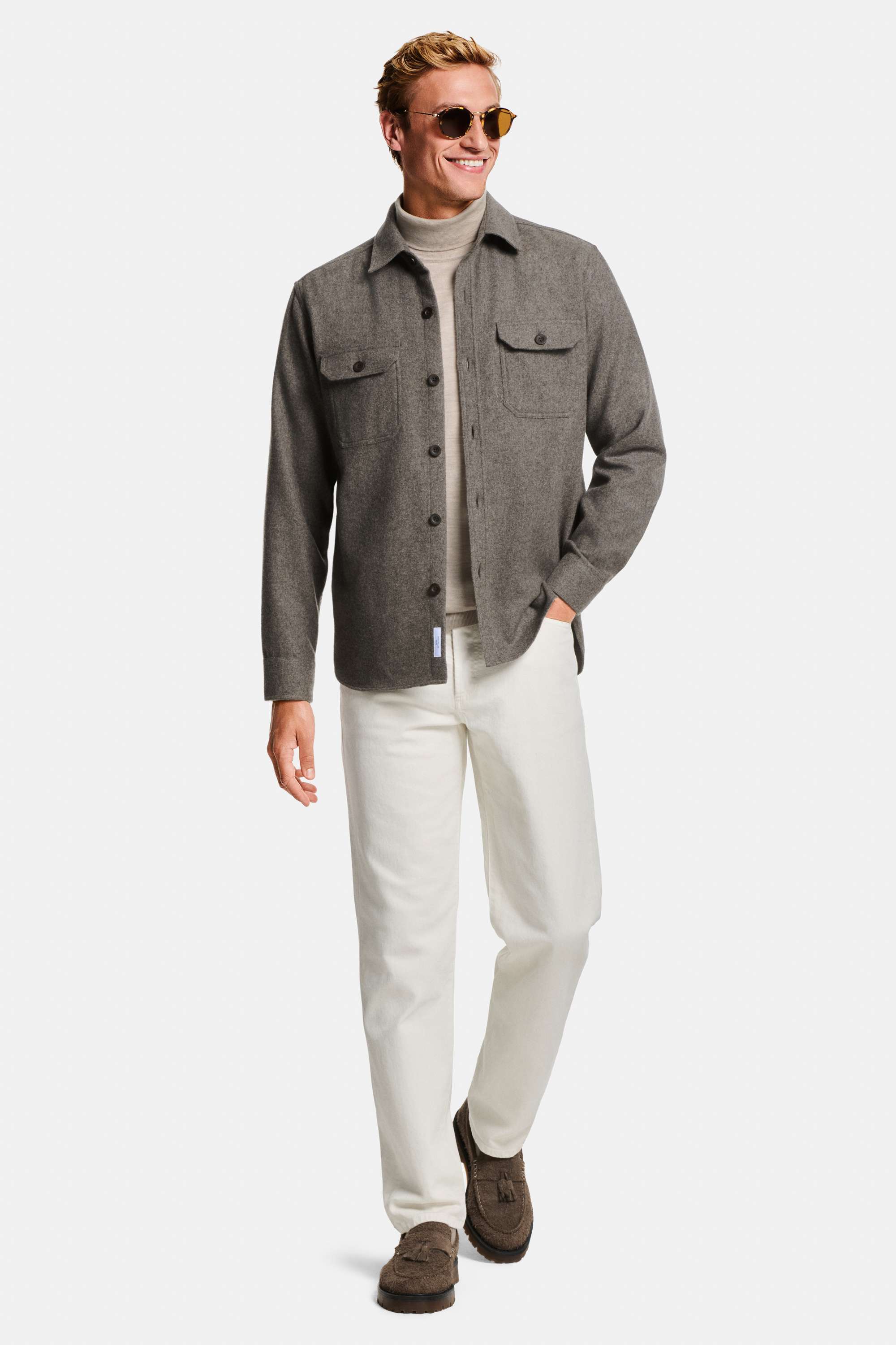 Gazettes * The Merino Roll Neck, Coconuts * The Straight Fit Five-pockets