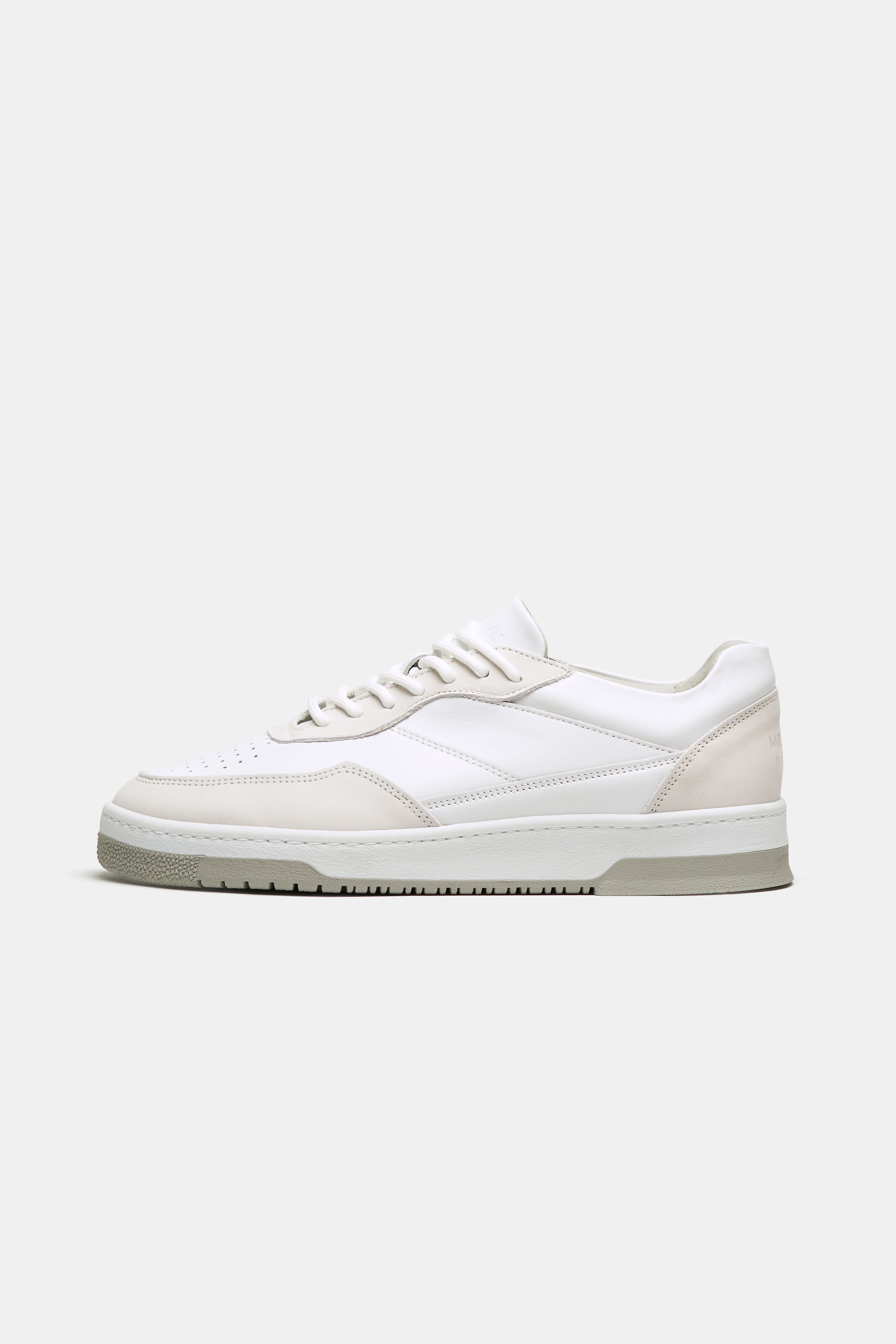 Nette herenleren sneakers in grijs