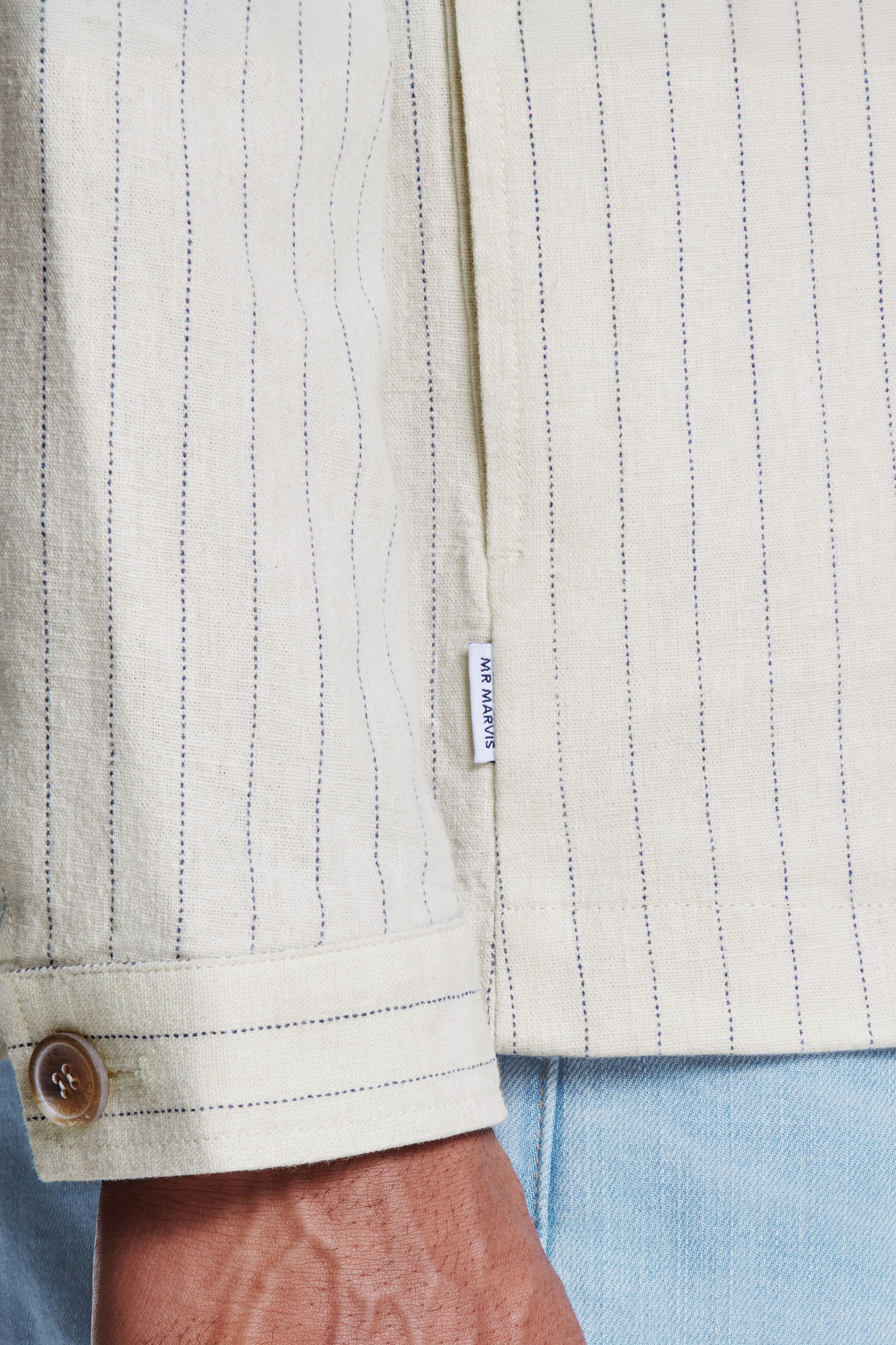Coconuts Pinstripe * The Linen Shacket