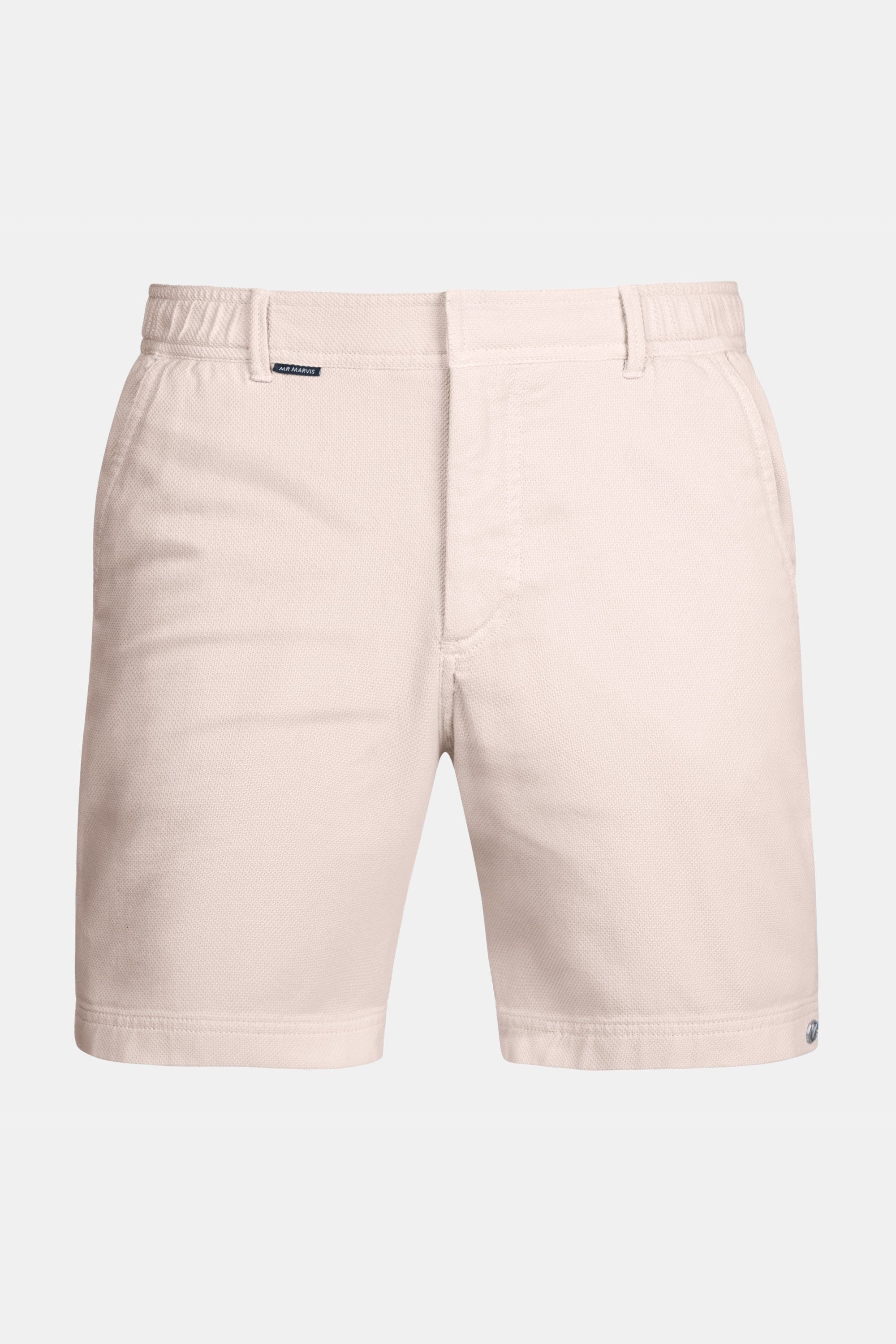 Mens piqué shorts in soft pink