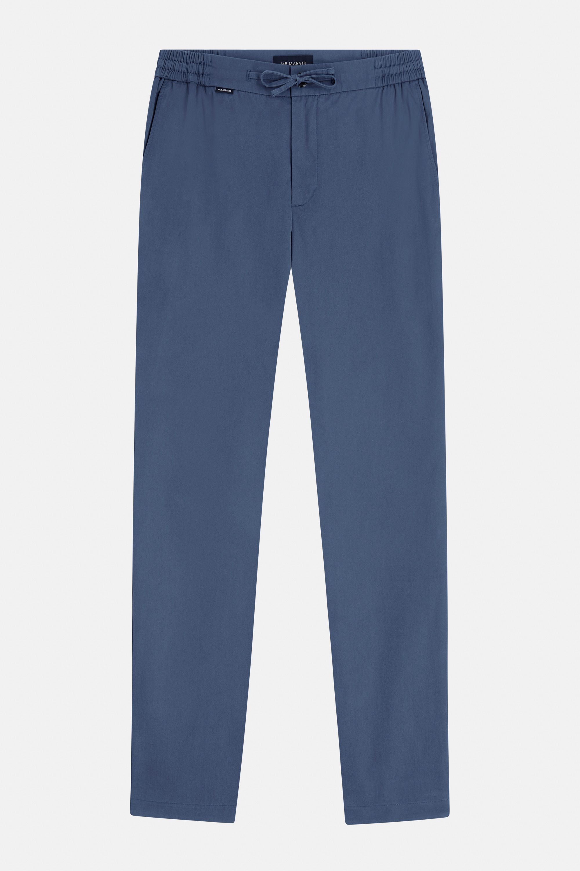 Mens twill chinos from organic cotton with regular fit in blue