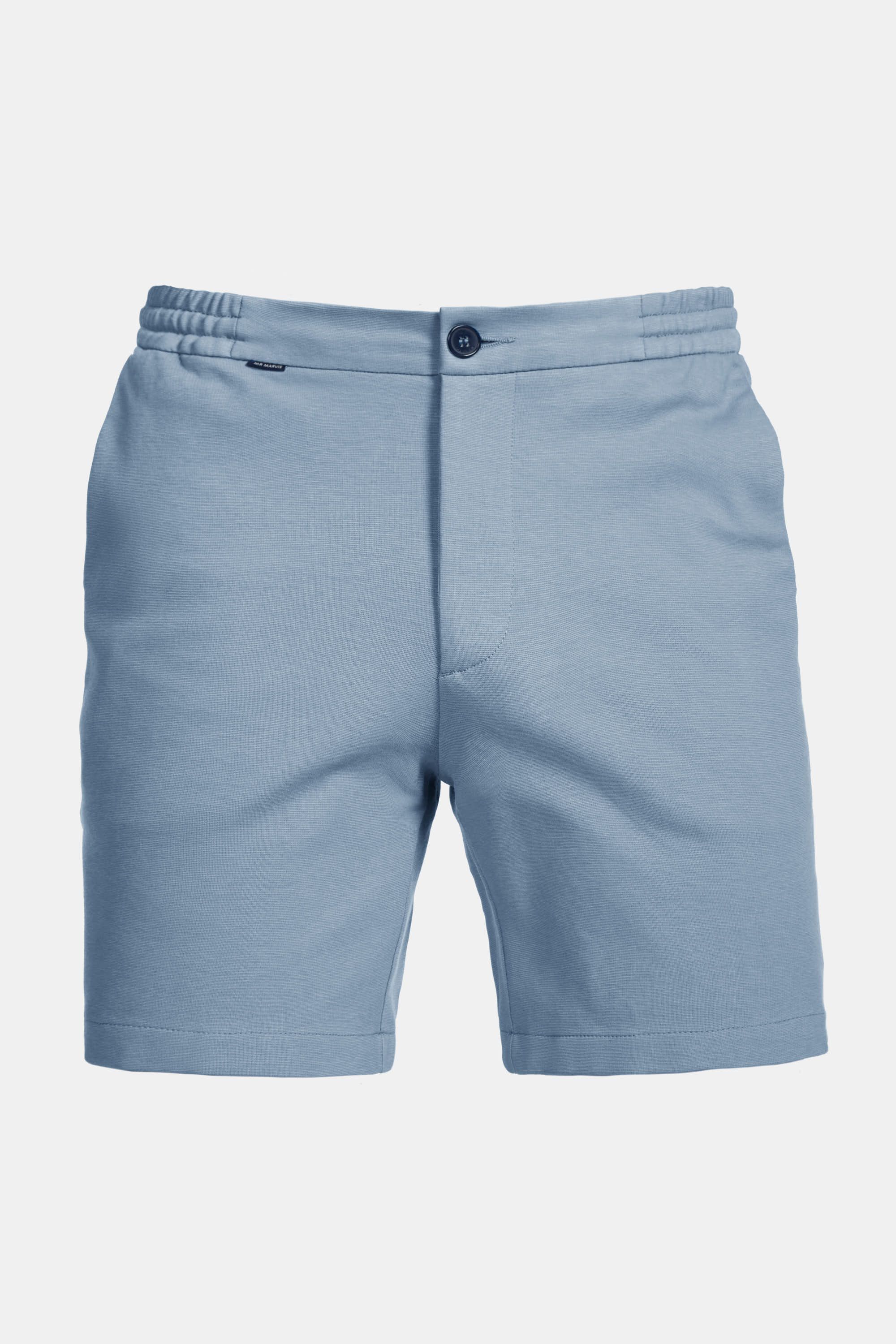 Soft sweatshorts for men in light grey blue
