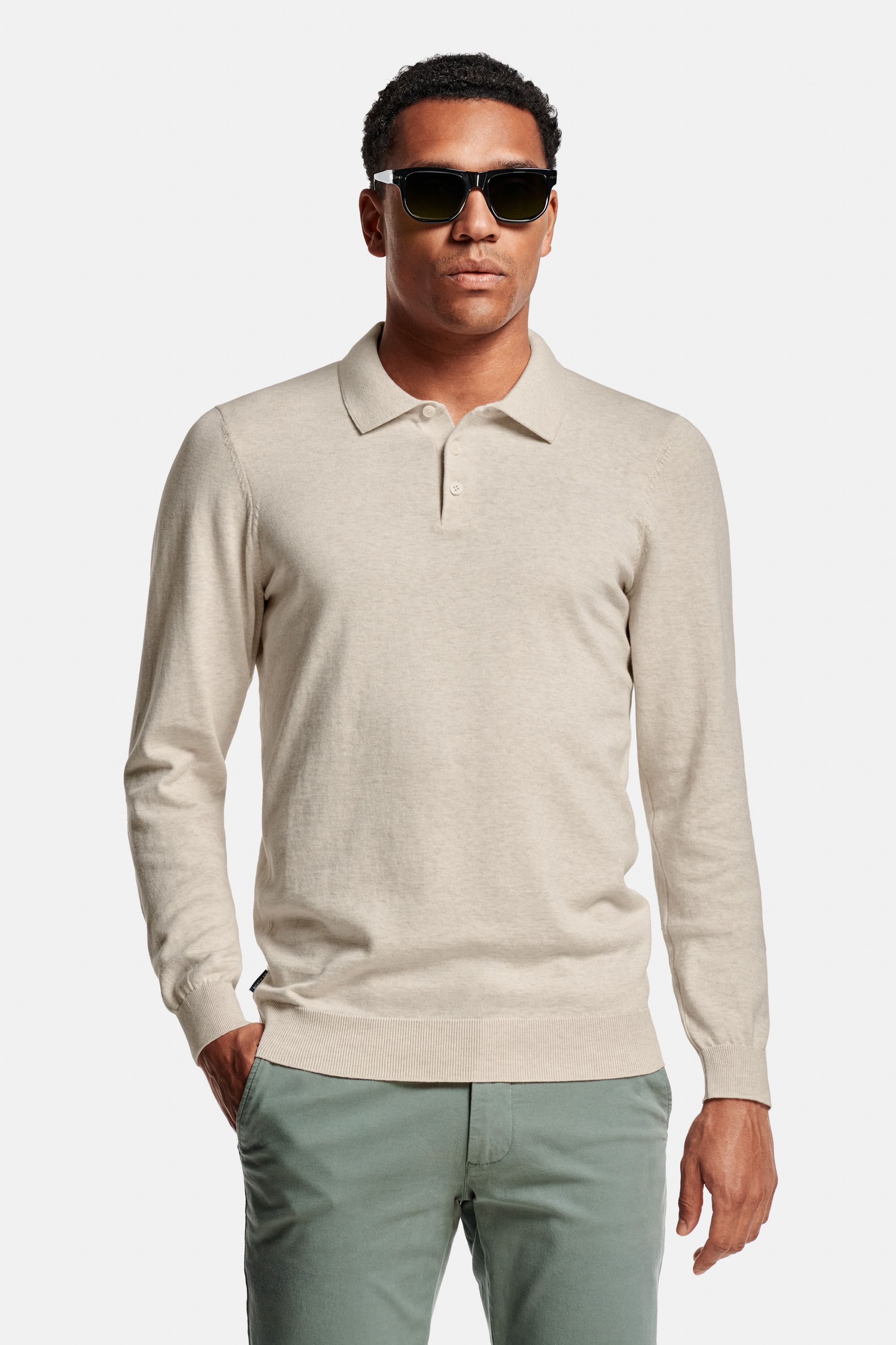 Men s Long Sleeve Polos MR MARVIS