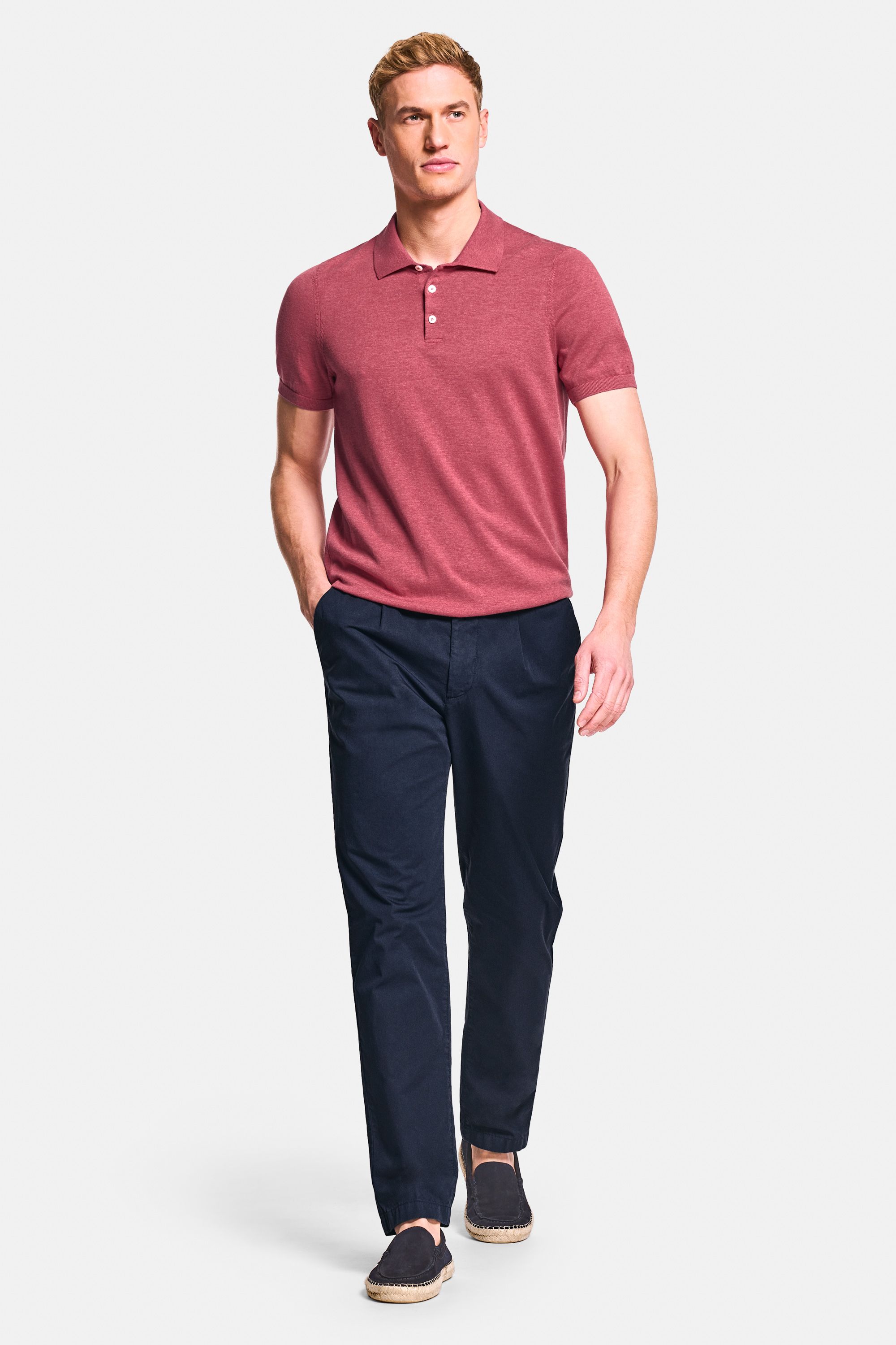 Cherries * The Knitted Polo, Cosmics * The Classic Chinos