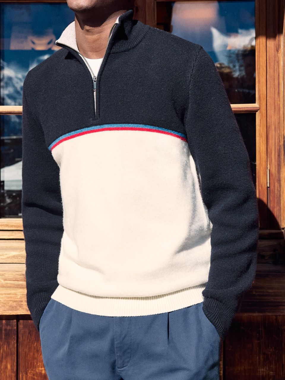 The Retro Zip Pullover