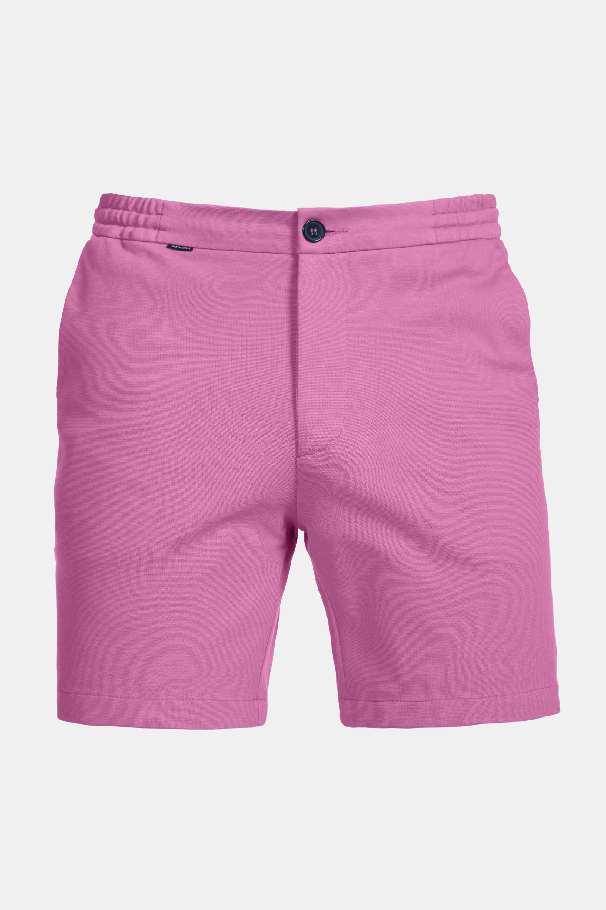 Soft sweatshorts for men in fuchsia
