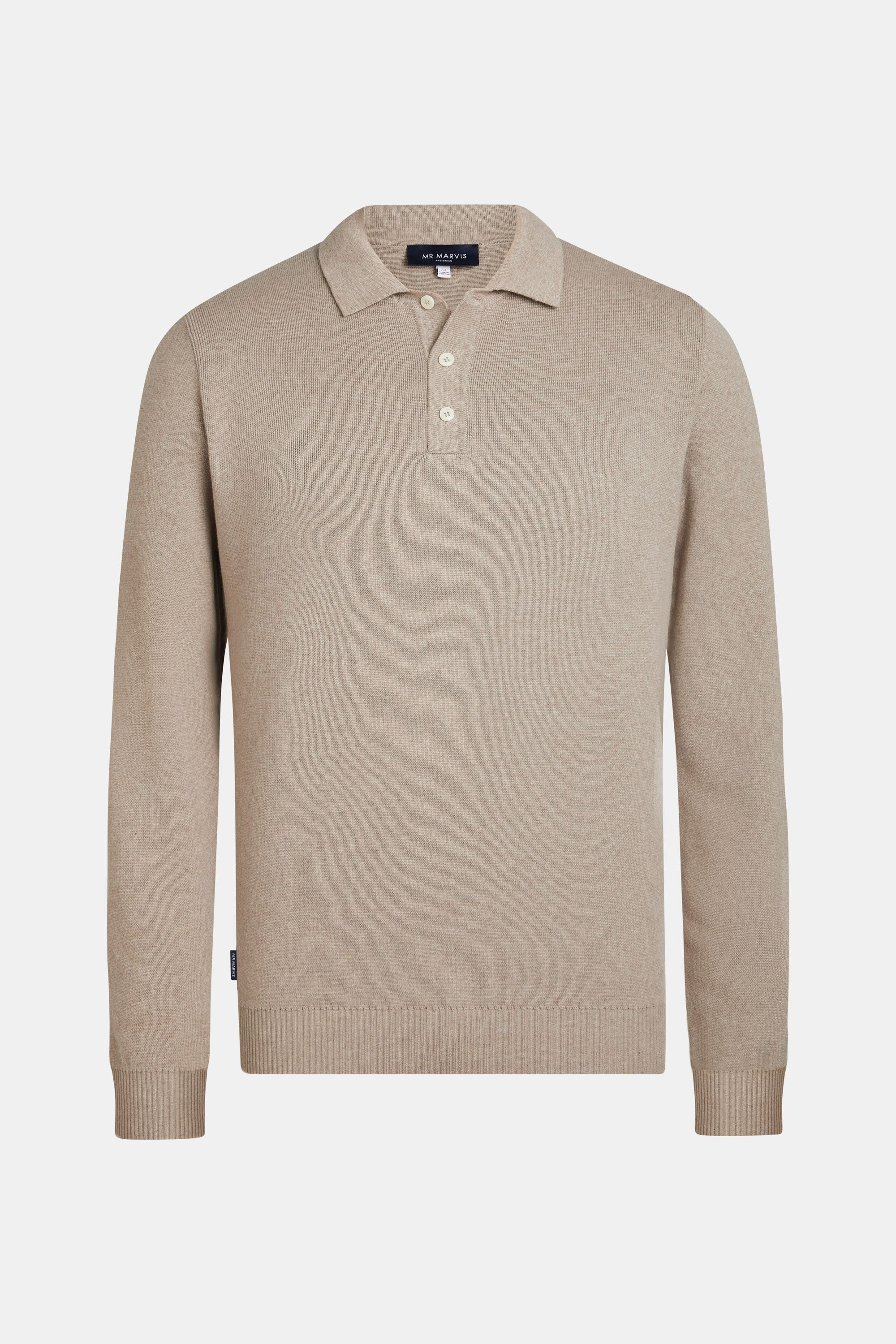Herren Rugby-Pullover in Dunkelsand