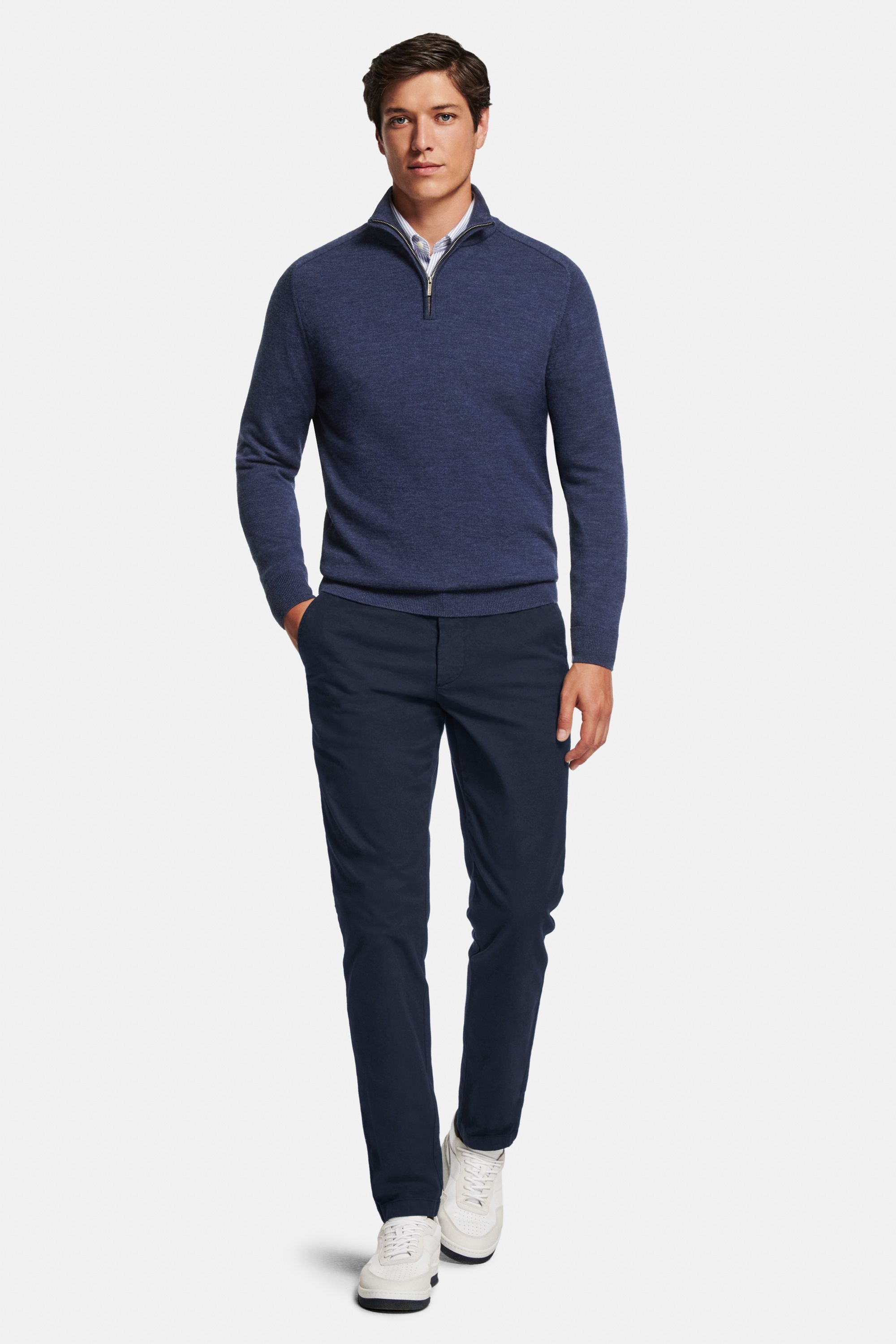 Kingfishers * The Merino Zip Pullover, Catamarans * The Oxford Shirt, Deeps * The Coolerdays, Cosmics * The Classic Sneakers