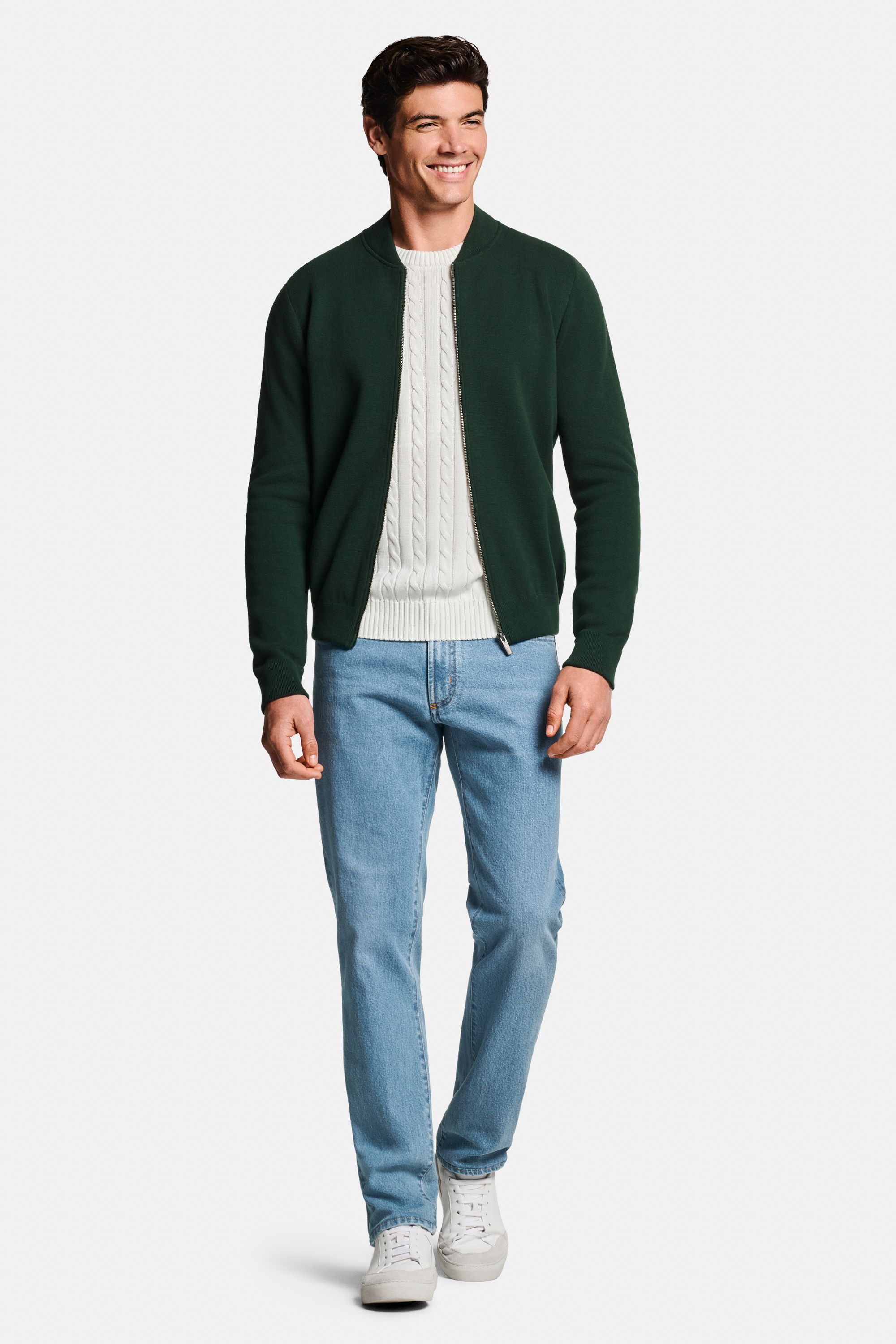 Coconuts * The Midweight Cable Crew, Lakes * The Zip Cardigan