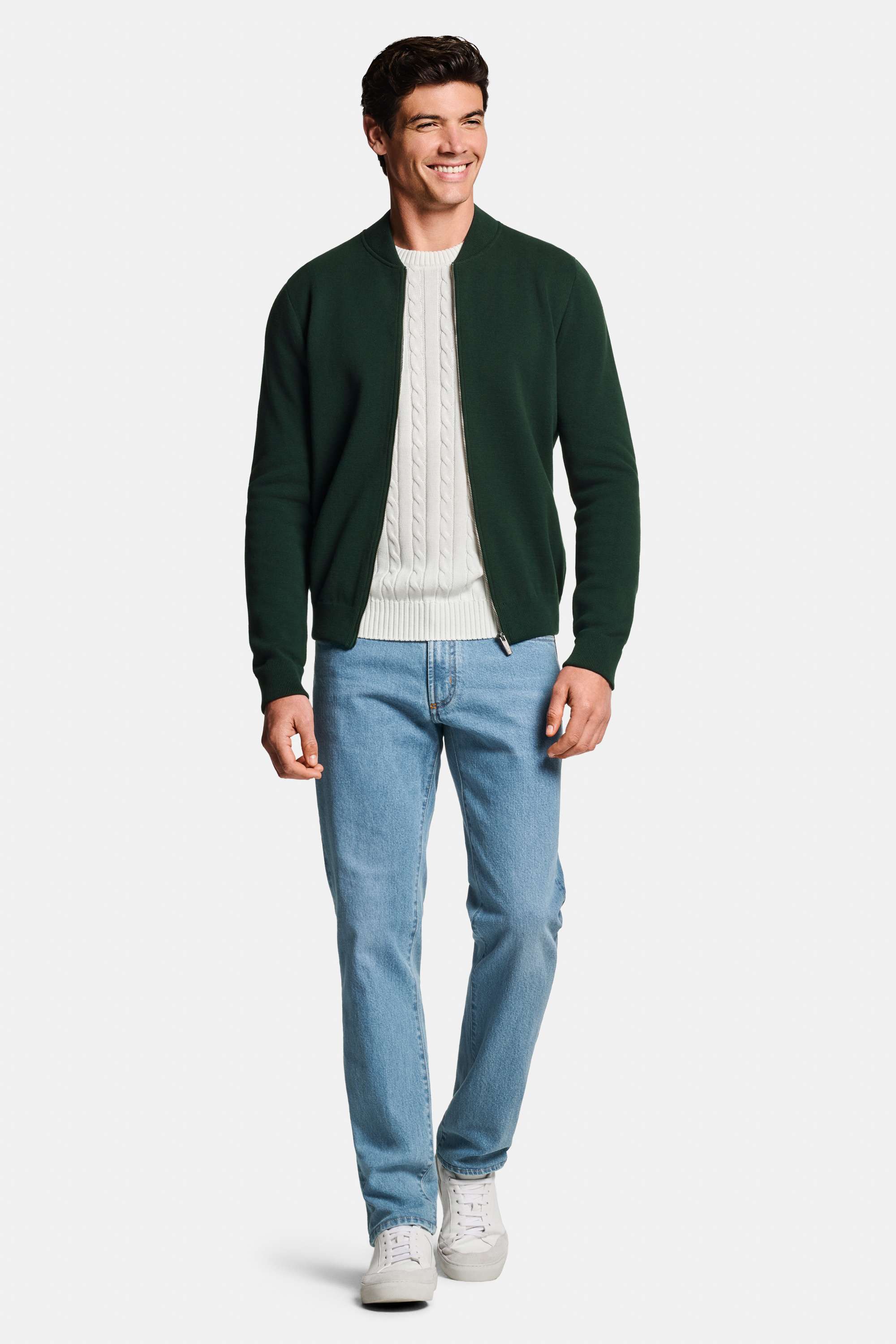 Coconuts * The Midweight Cable Crew, Lakes * The Zip Cardigan