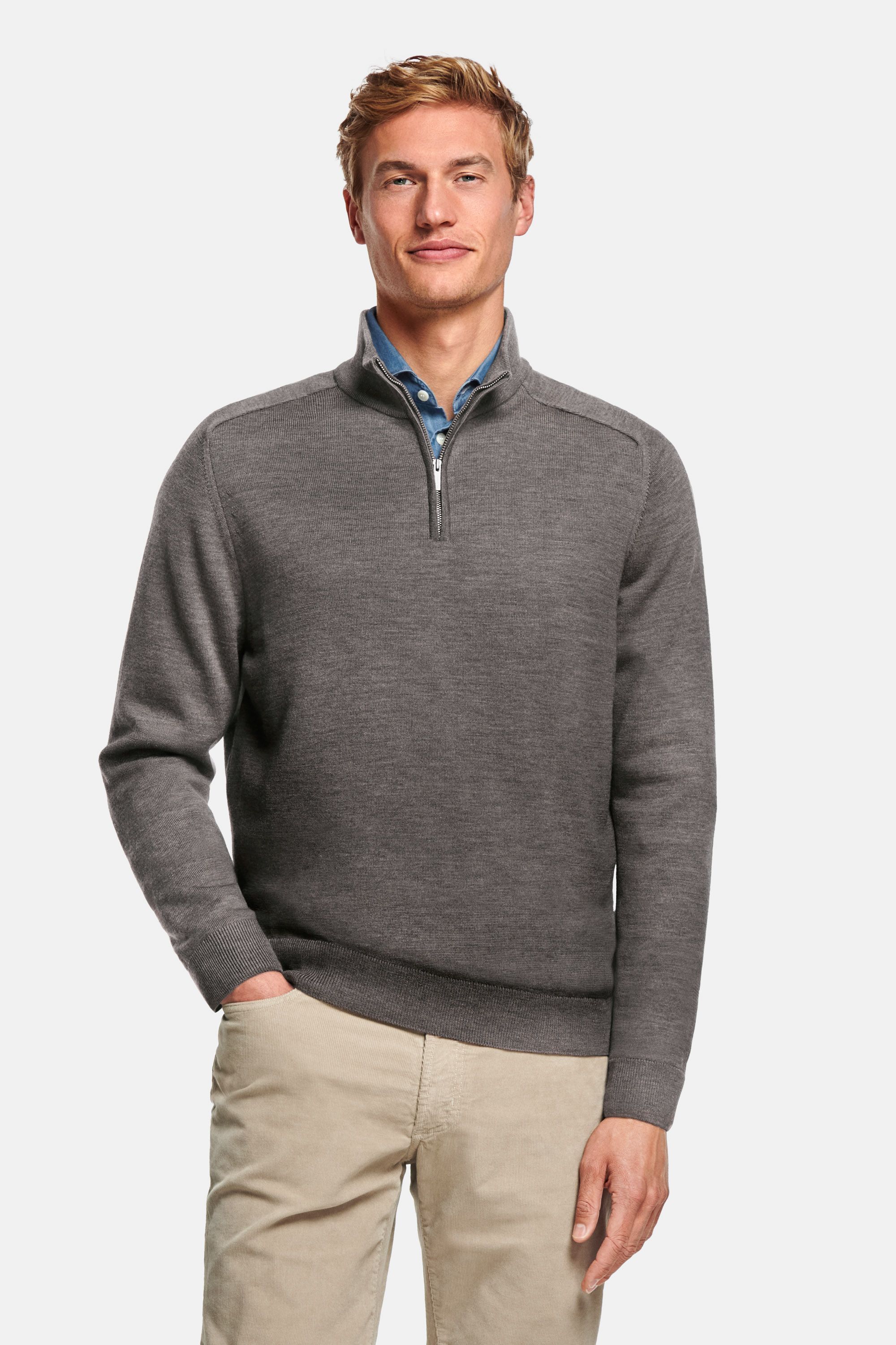 Jones * The Merino Zip Pullover | MR MARVIS