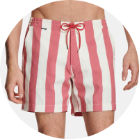 Photo de Shorts de Bain Rayés