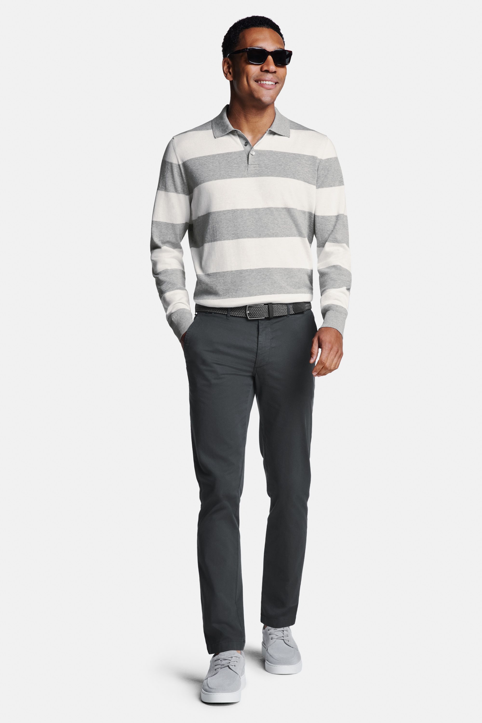 Banters * The Polo Pullover, Newmans * The Stretch Belt, Storms * The Longs, Oysters * The Boat Sneakers