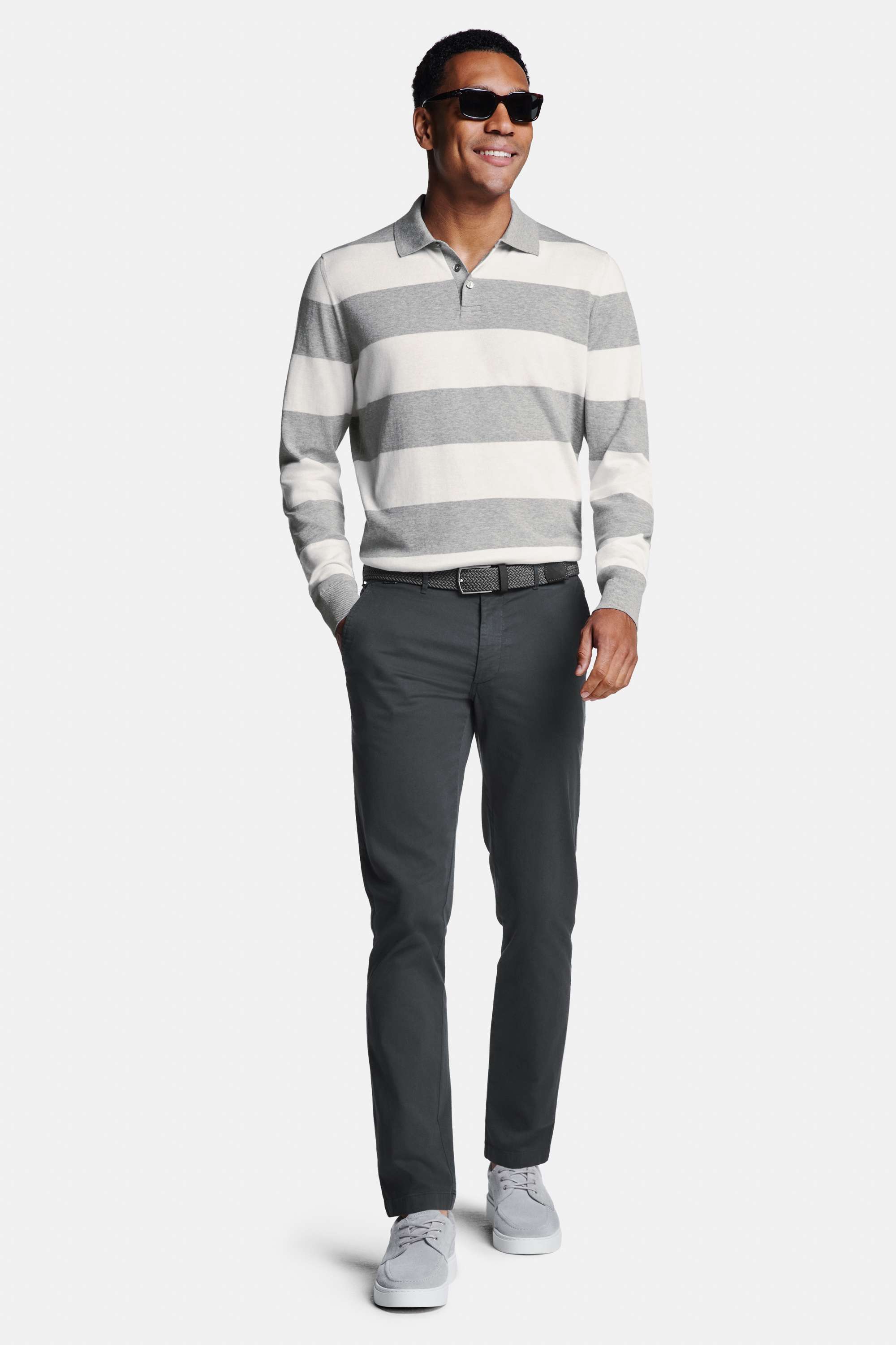 Banters * The Polo Pullover, Newmans * The Stretch Belt, Storms * The Longs, Oysters * The Boat Sneakers