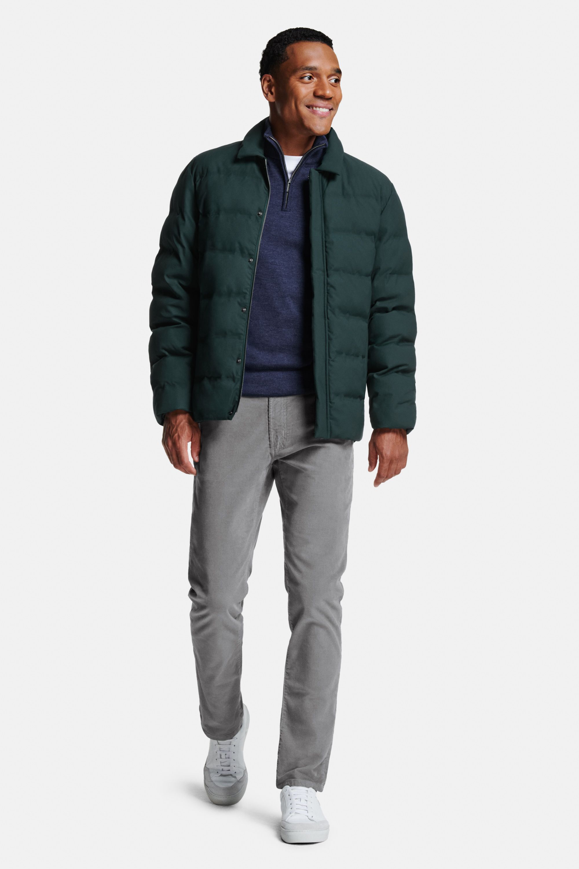 Wimbledons * The Heavy Tee, Kingfishers * The Merino Zip Pullover, Goodwoods * The Downtown Jacket, Newmans * The Fine Cords