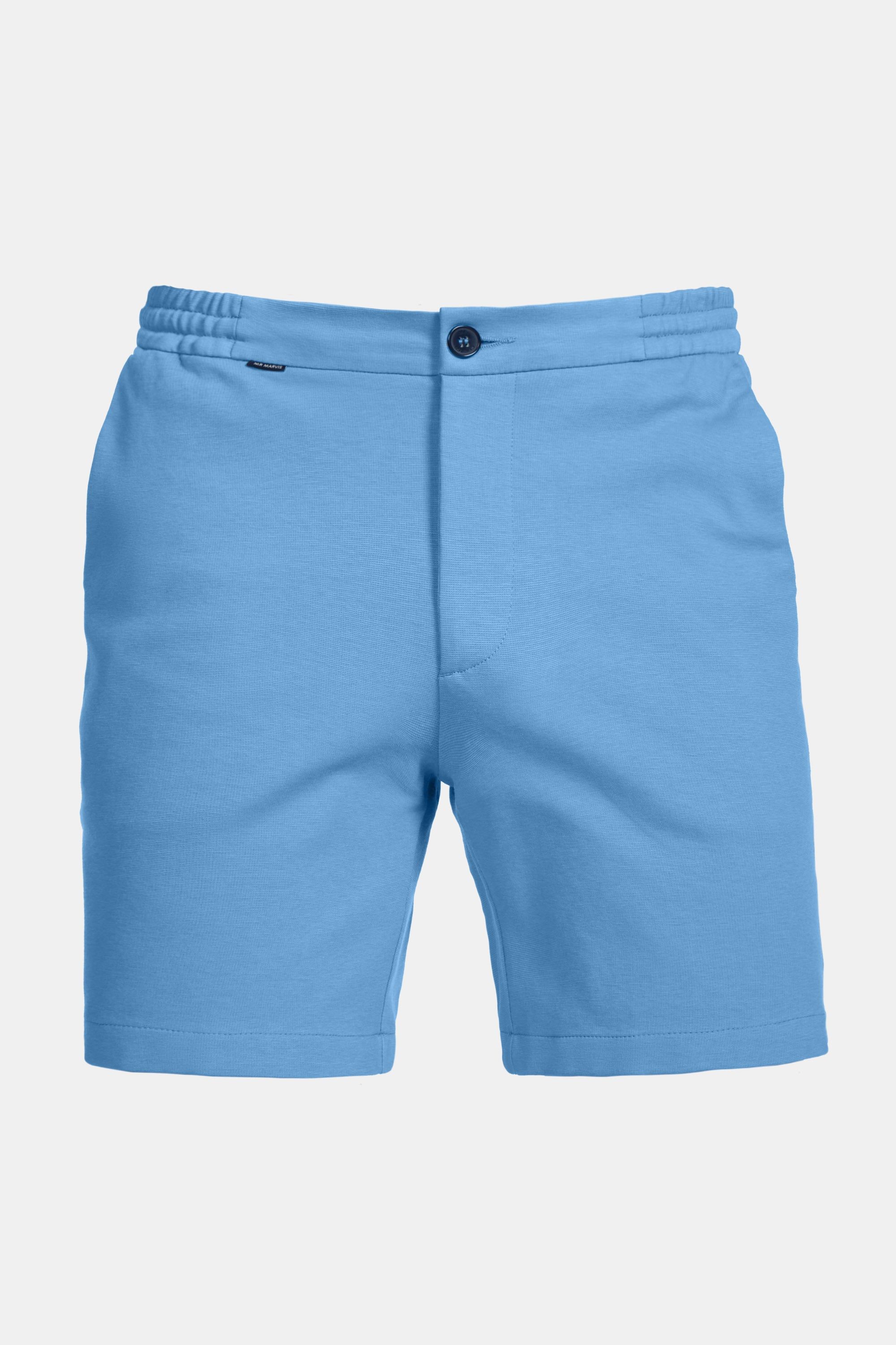 Weiche Sweatshorts für Herren in Mittelblau
