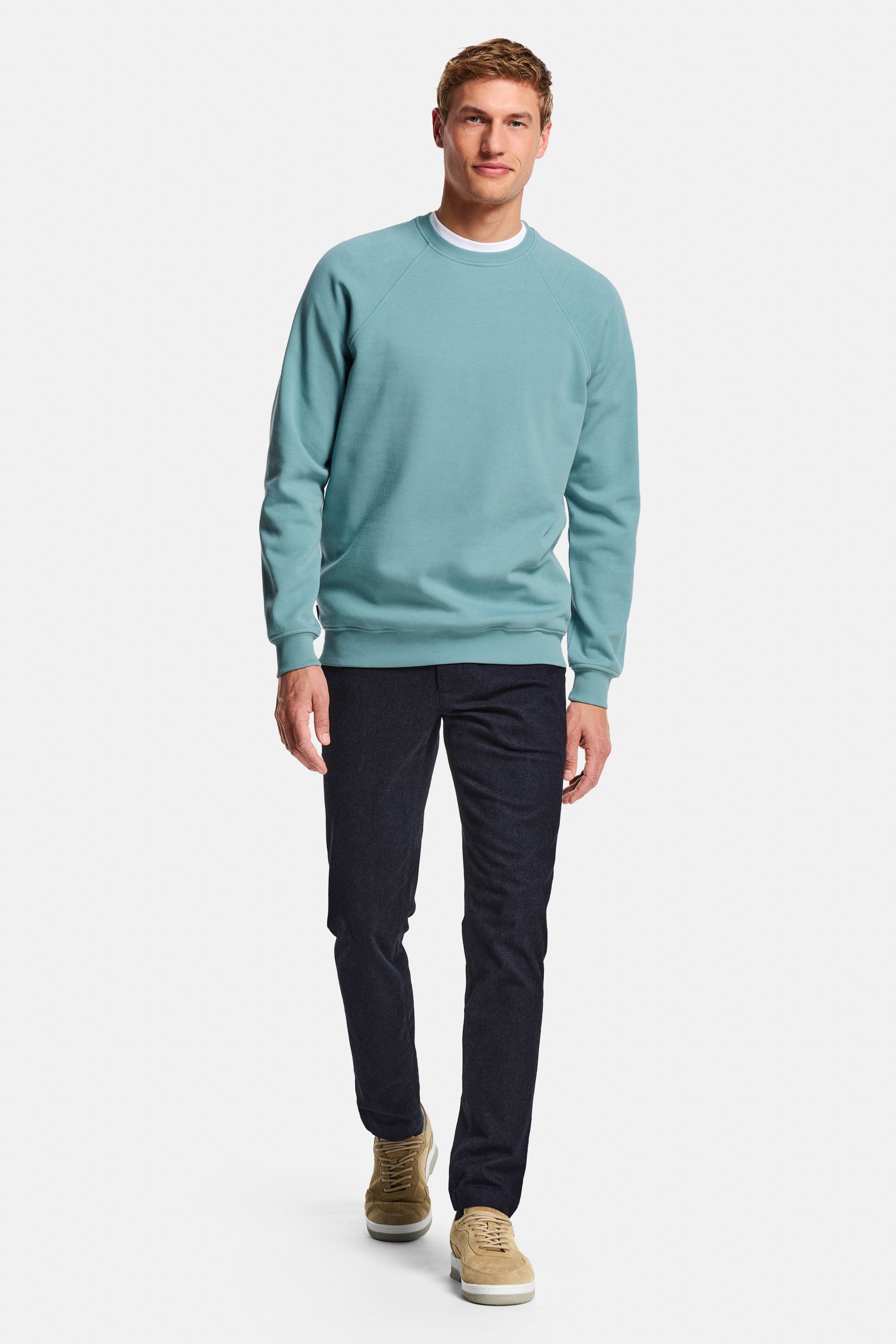 Astons * The Easy Sweater, Deeps * The Flannels, Baristas * The Suede Sneakers