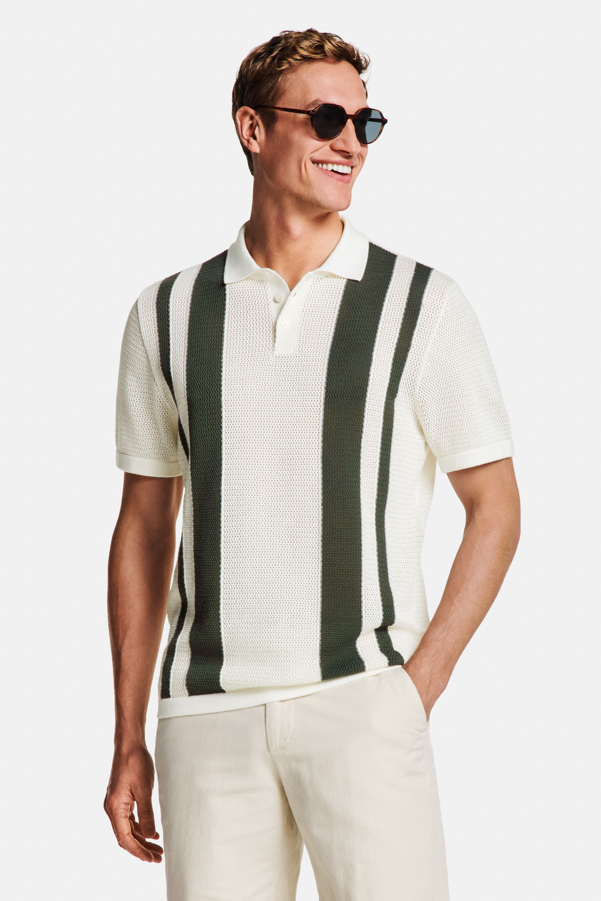 Hierbas * Polos en Maille Ajourée