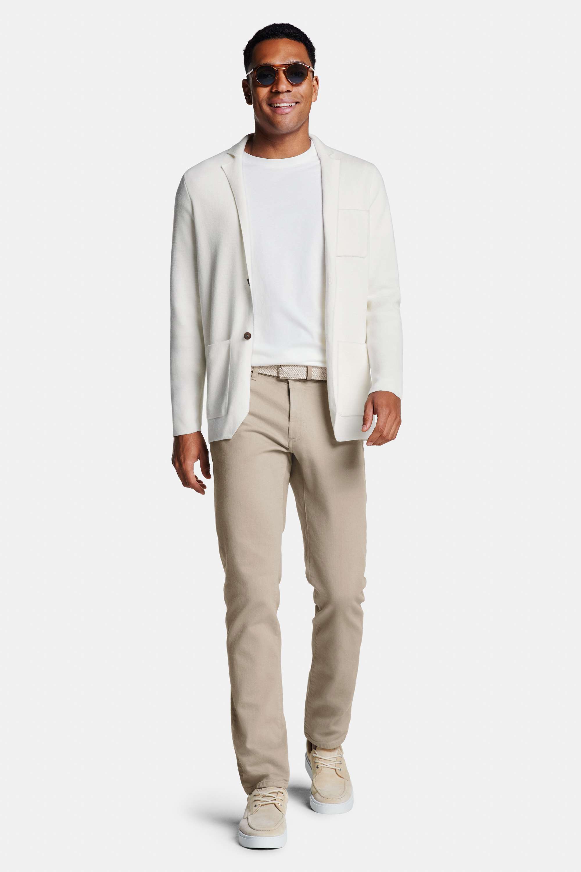 Wimbledons * The Midweight Tee, Coconuts * The Knitted Blazer, Gazettes * The Stretch Belt, Baristas * The Five-pockets